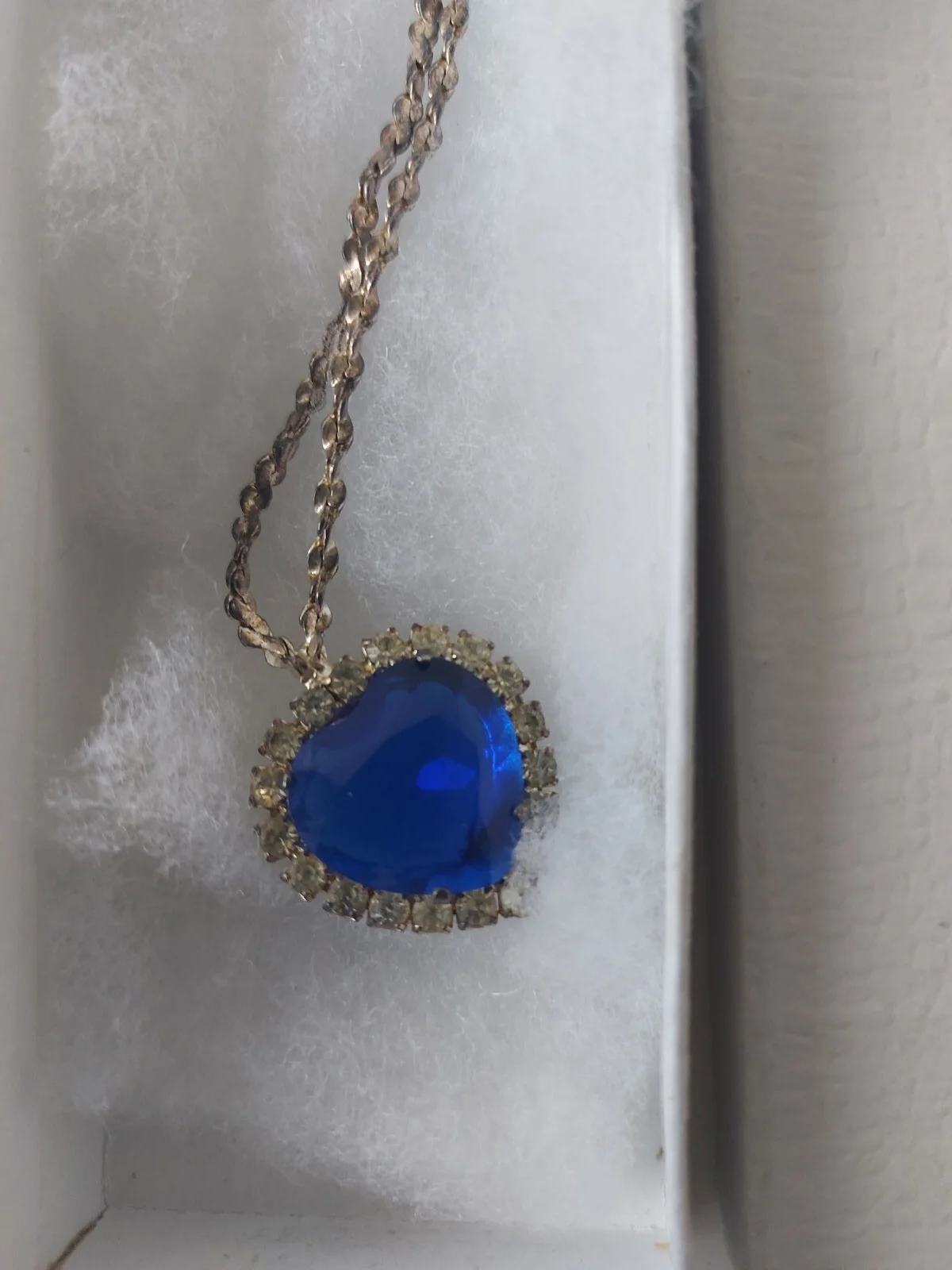 Titanic Heart Of The Ocean Replica Necklace Promotional Item Jewellery Rare 1998, изображение 2