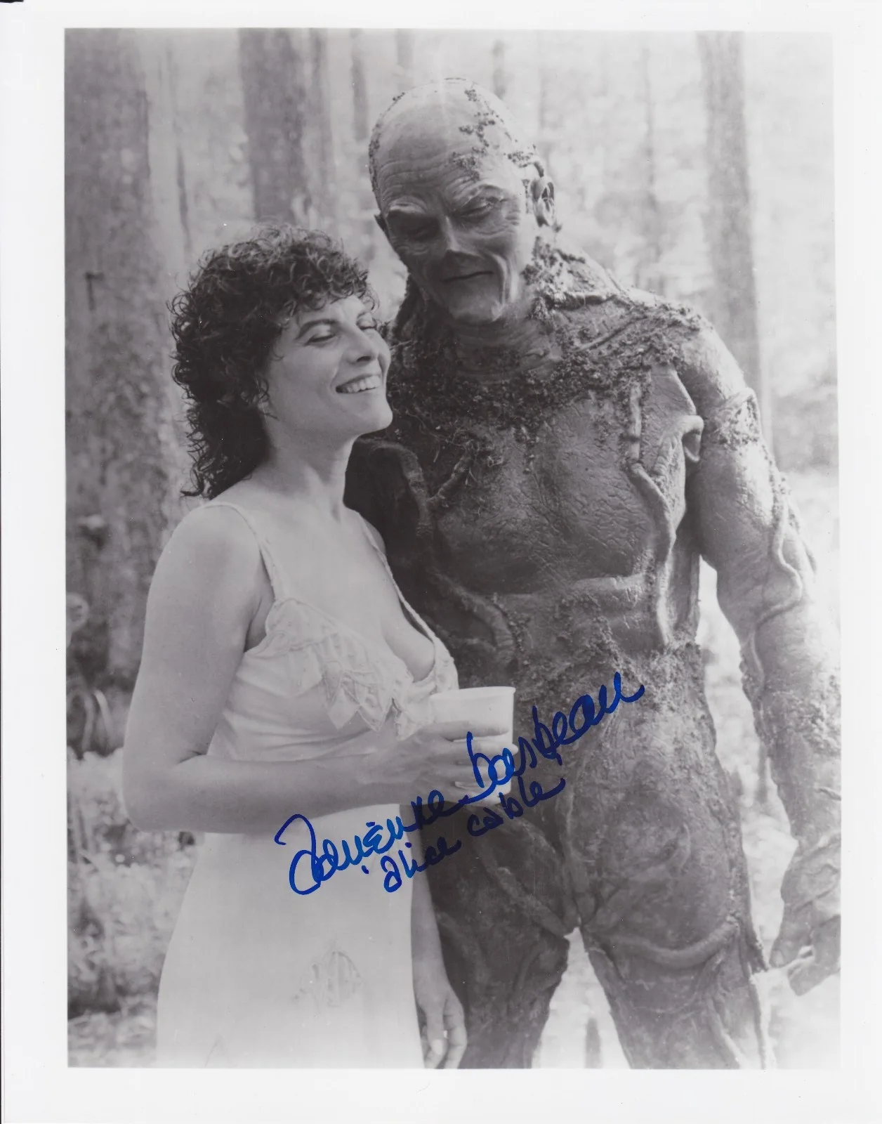 Adrienne Barbeau — SIGNED 8x10 - ADRIENNE BARBEAU "SWAMP THING" Authentic AUTOGRAPHED Vintage Photo