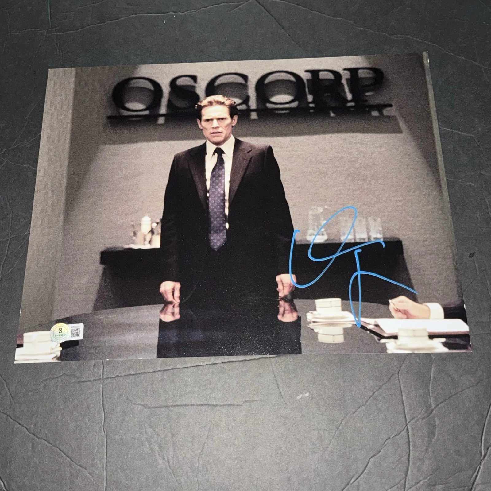 Willem DaFoe Signed Marvel Spider-Man Green Goblin 11x14 Photo Beckett BAS A-2, изображение 2