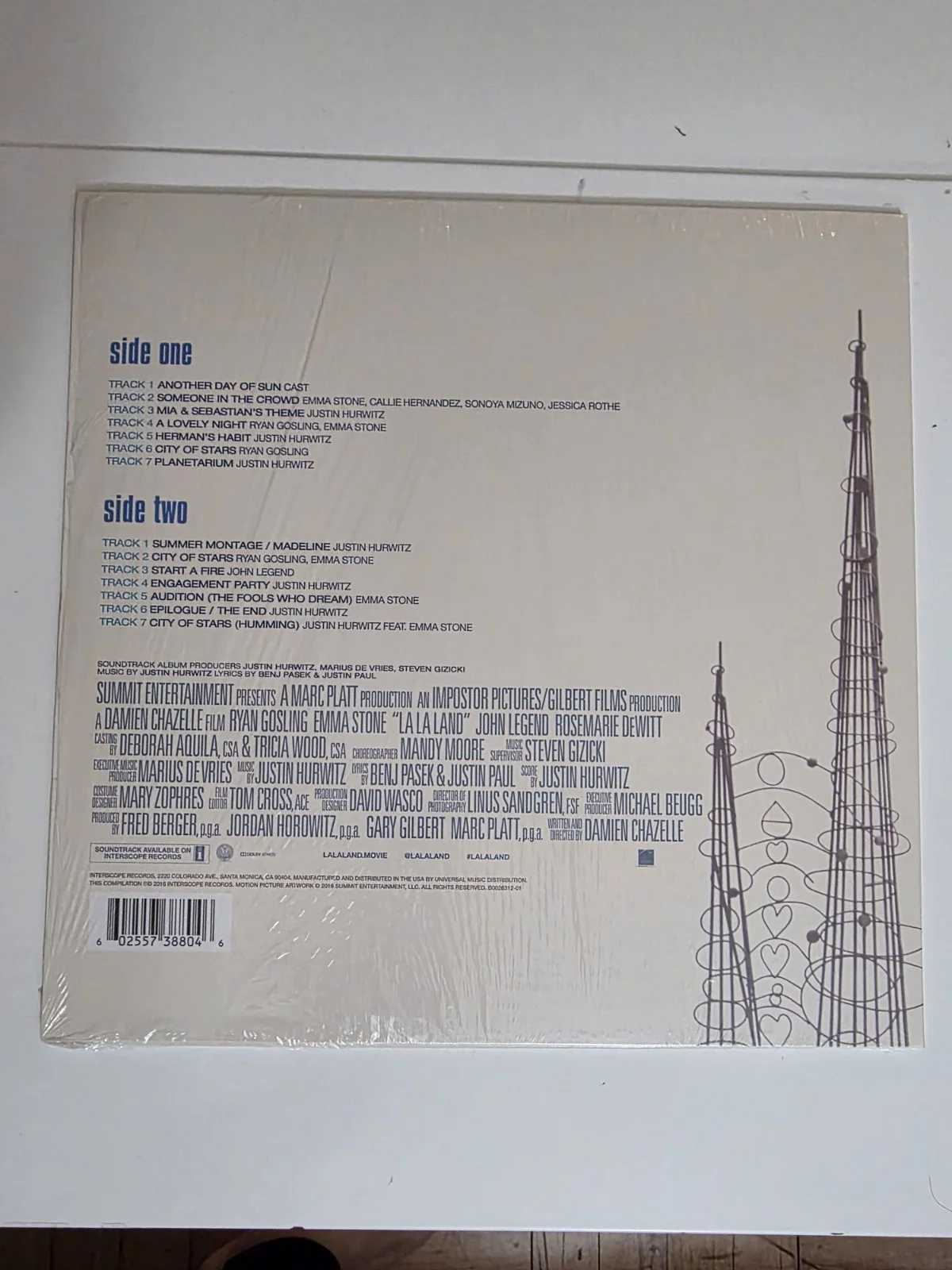 SIGNED La La Land soundtrack By Justin Hurwitz vinyl record NEW autographed, изображение 2