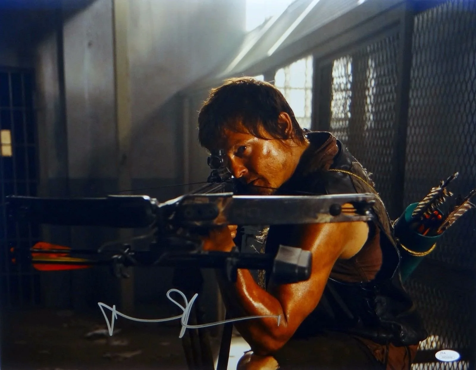 Norman Reedus Autographed Walking Dead 16x20 Front View Photo- JSA W Auth, image 4