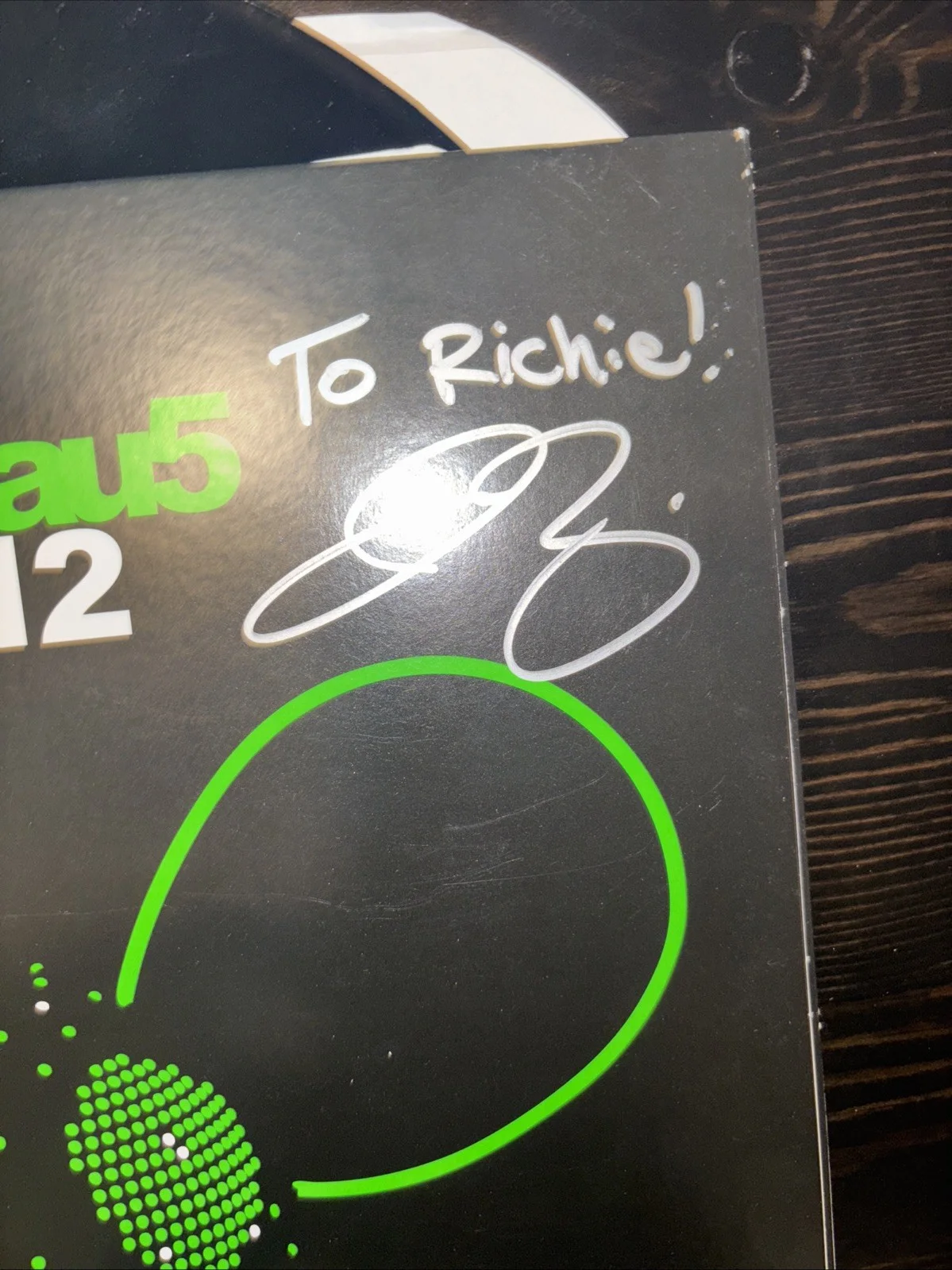 Deadmau5 4x4 Signed Vinyl Autographed Joel Zimmerman, image 2