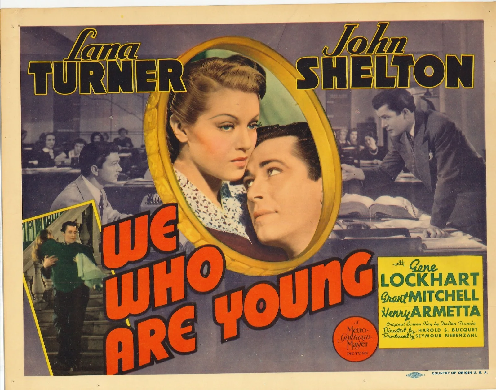 We Who Are Young 3x ORIGINAL US Lobby Cards Lana Turner John Shelton 1940, изображение 2