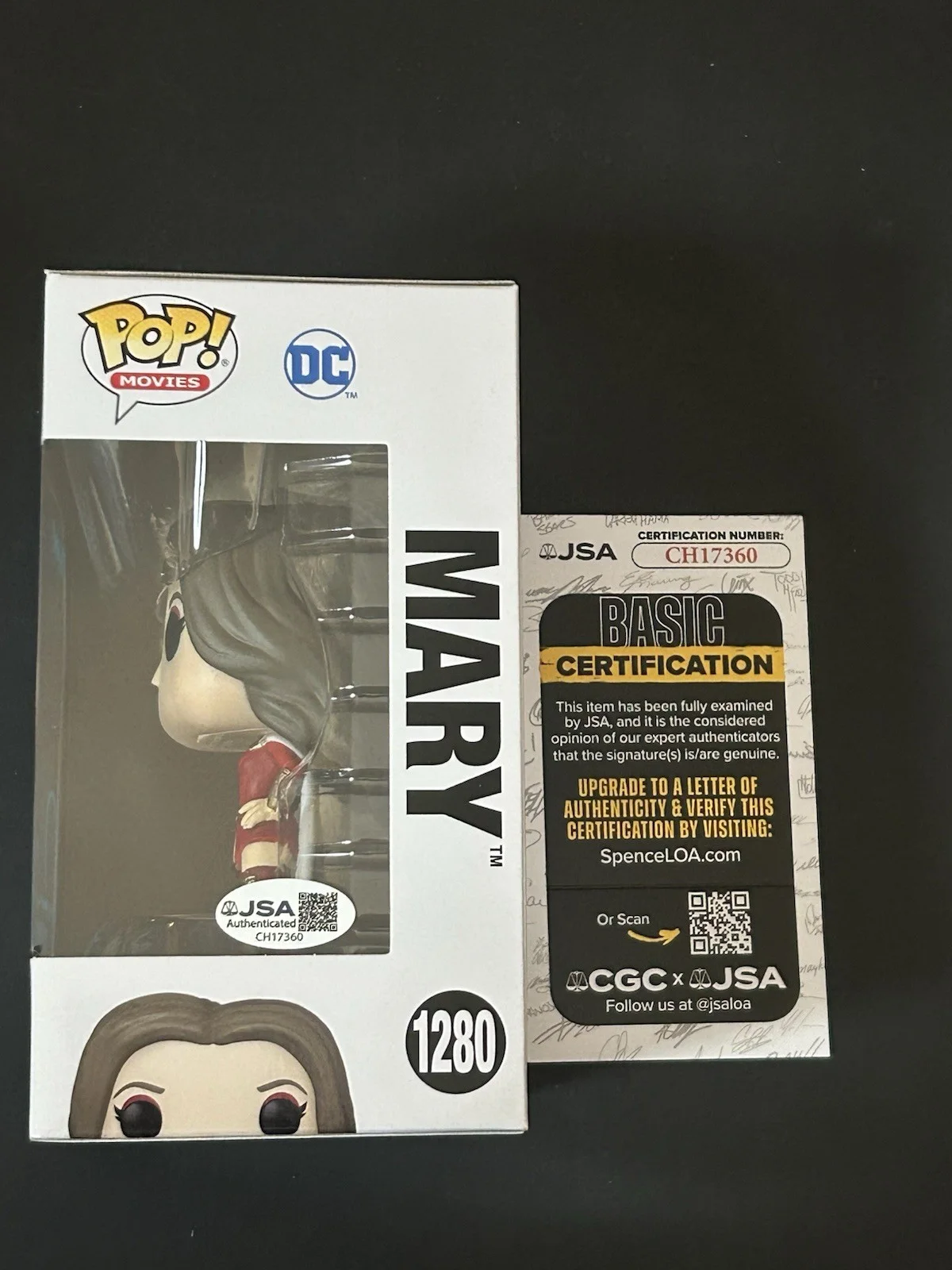 Grace Caroline Currey — Funko Pop! Mary #1280 Shazam Signed by Grace Caroline Currey JSA COA, изображение 2