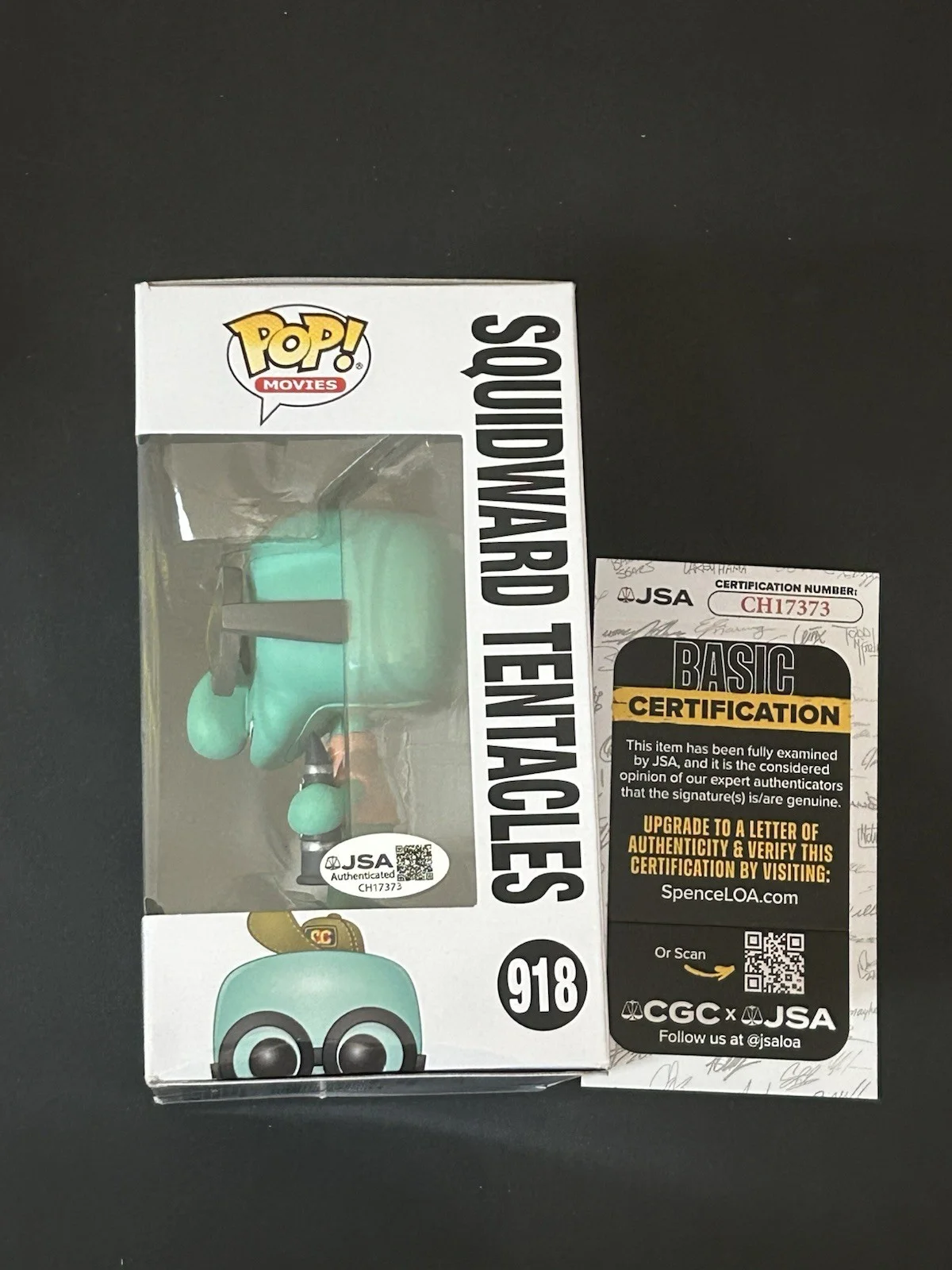 Rodger Bumpass — Rodger Bumpass Squidward Tentacles Spongebob Squarepants #918 Signed JSA COA, image 2