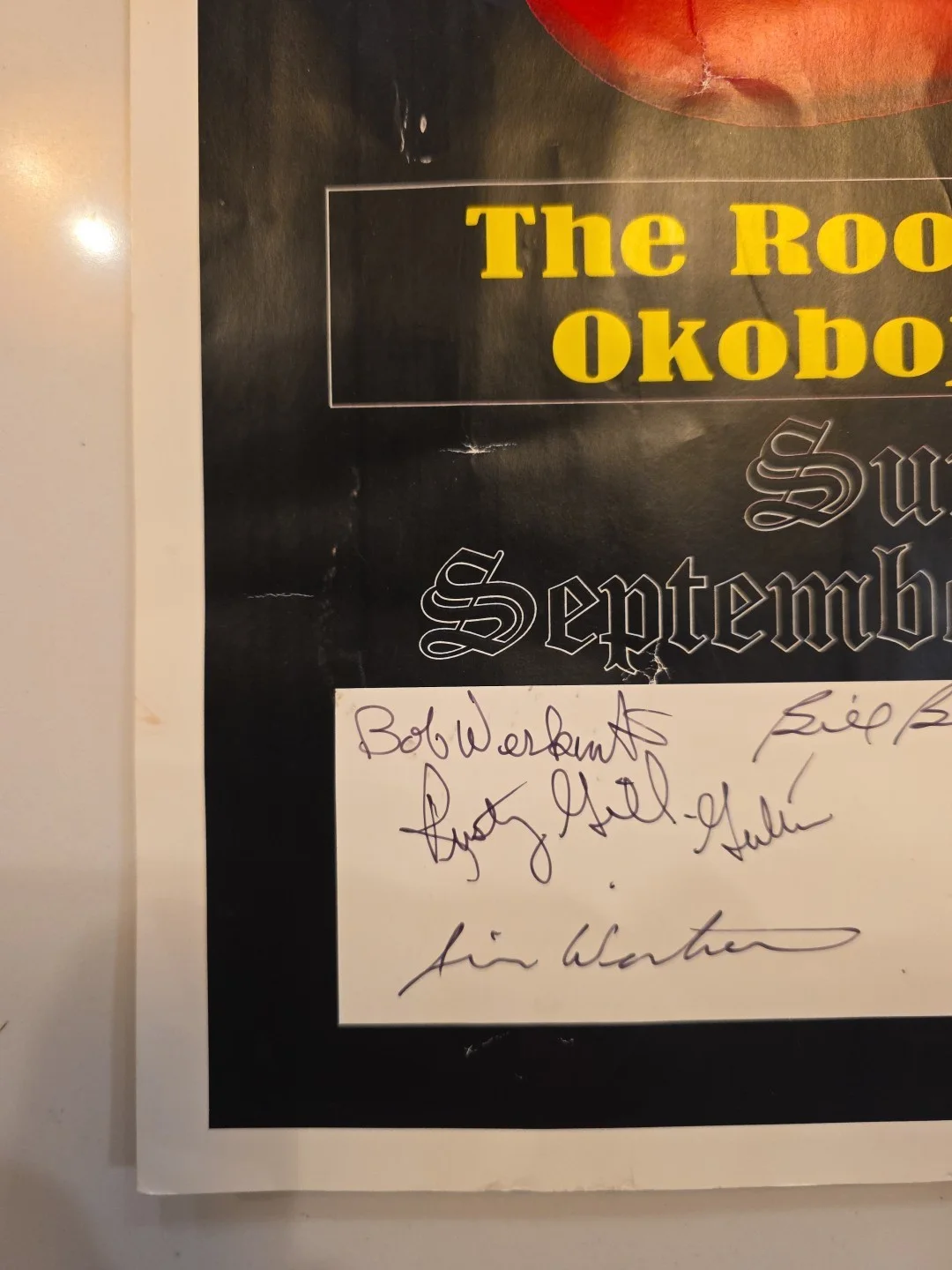 The Last Chapter Signed Concert Poster 2005 Iowa Rock & Roll Hall of Fame..., изображение 4