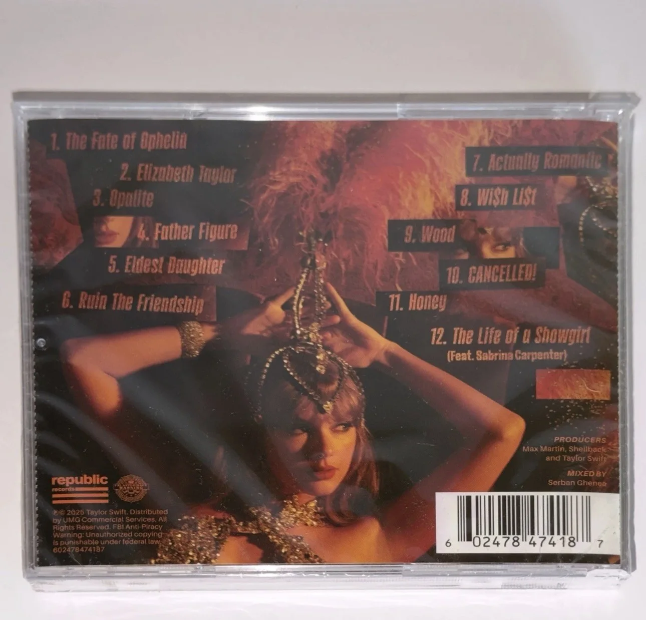 Taylor Swift - The Life of a Showgirl CD + Hand Signed Photo 3 CONFIRMED ORDER, изображение 3