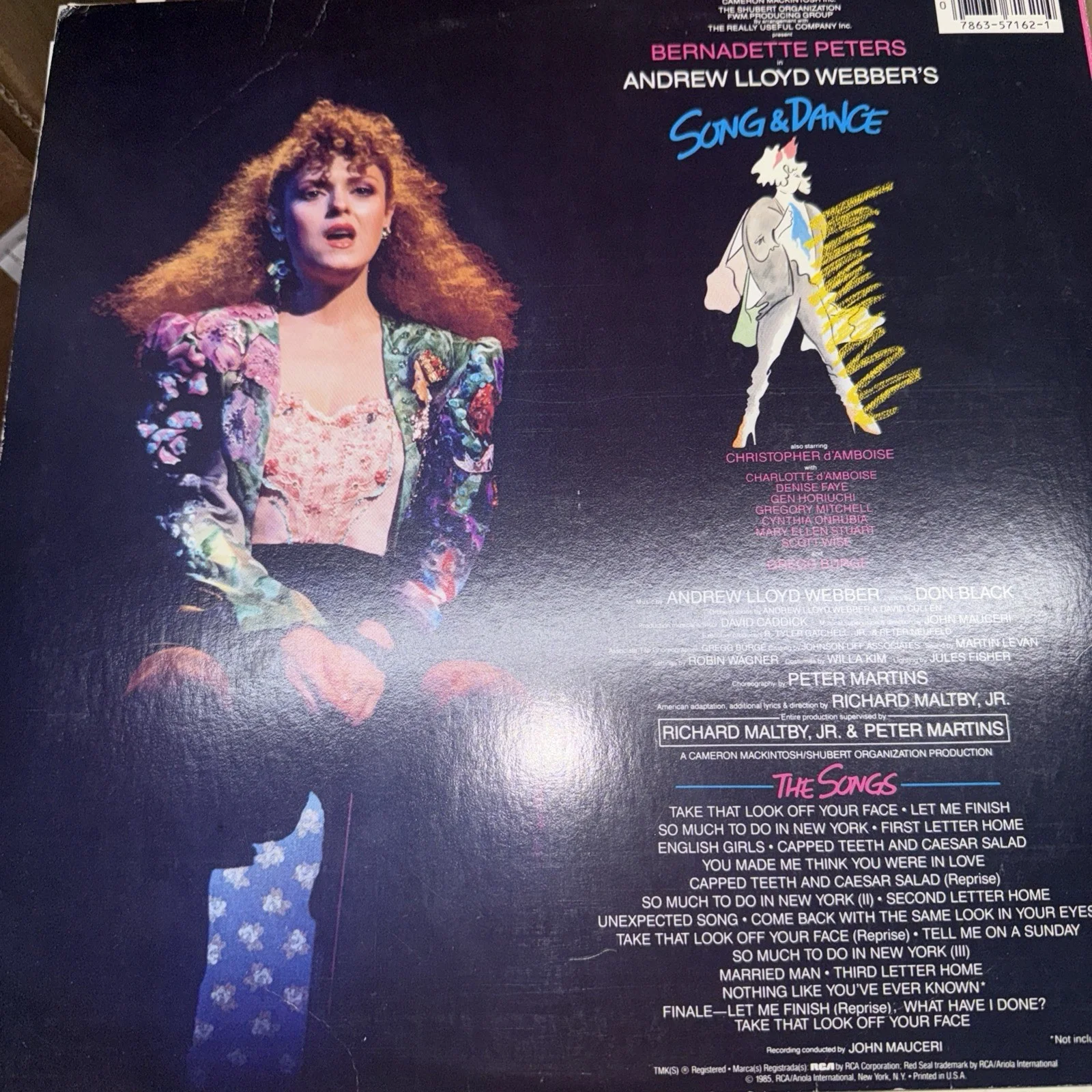 Bernadette Peters AUTOGRAPH SIGNED Laserdisc Album Broadway Legend The Jerk, image 3