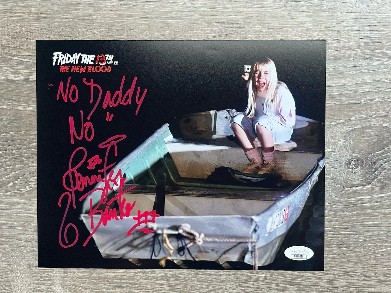 Jennifer Banko — Jennifer Banko Signed Friday The 13th New Blood 8x10 Photo JSA COA W/Quote, изображение 2