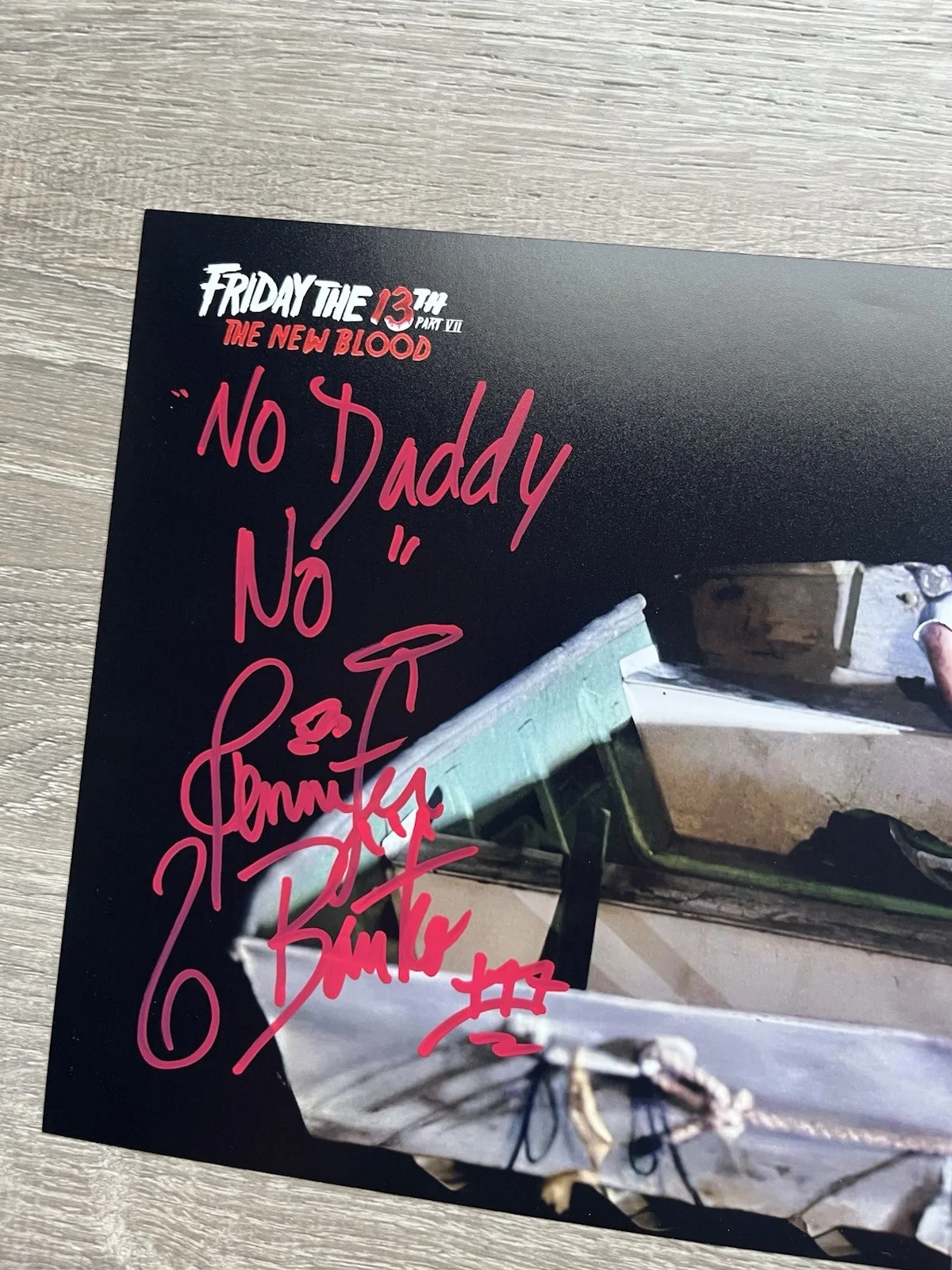 Jennifer Banko — Jennifer Banko Signed Friday The 13th New Blood 8x10 Photo JSA COA W/Quote, изображение 3