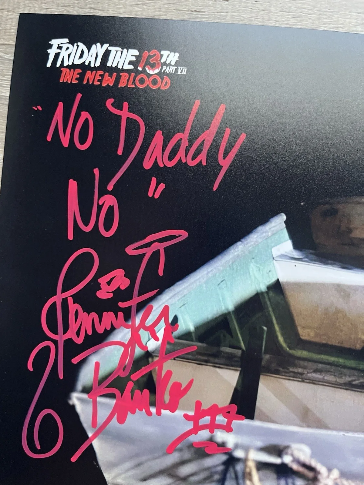 Jennifer Banko — Jennifer Banko Signed Friday The 13th New Blood 8x10 Photo JSA COA W/Quote, изображение 4
