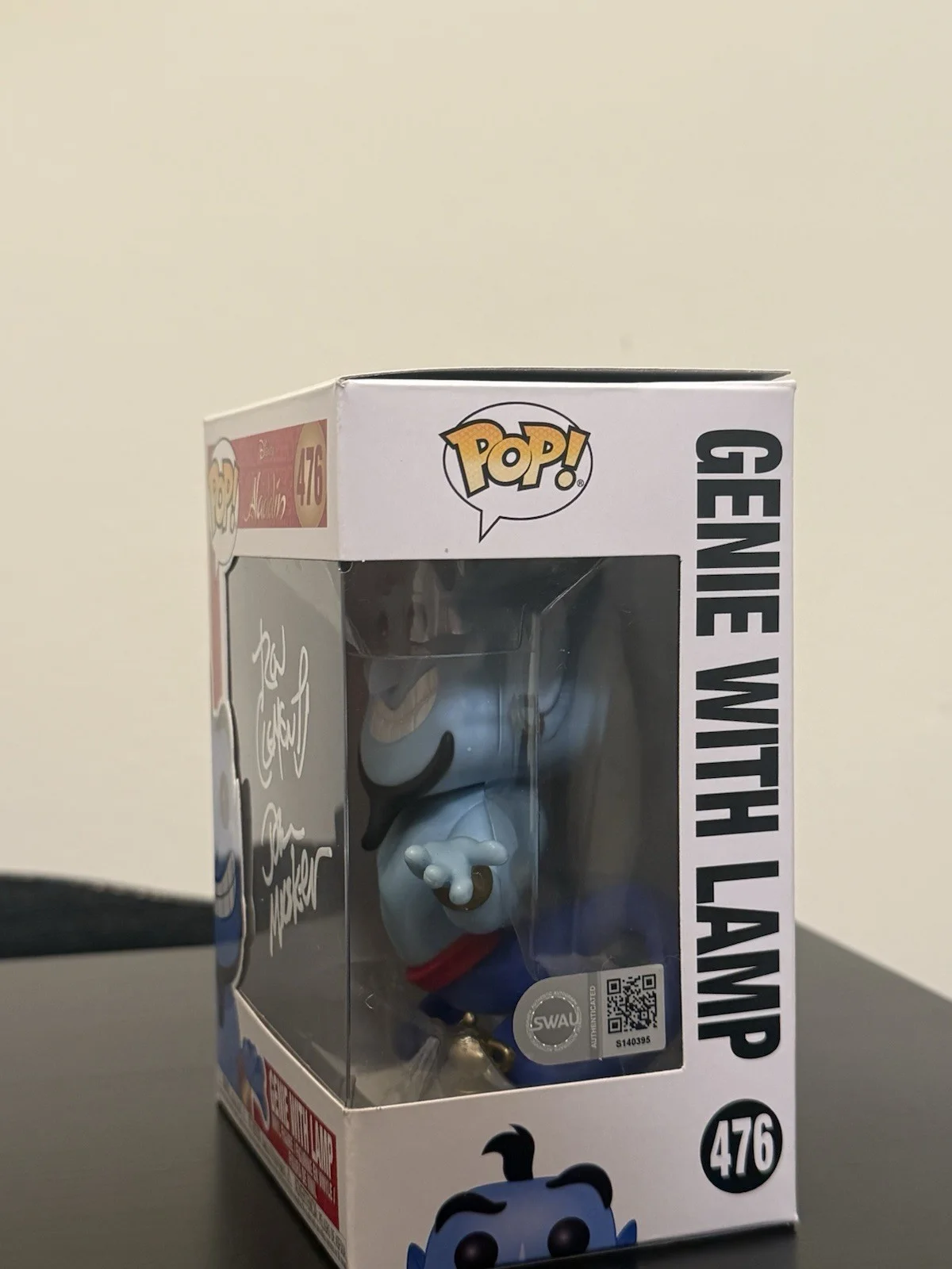 Ron Clements & John Musker Signed Disney Genie Funko Pop SWAU COA Aladdin Movie, изображение 2