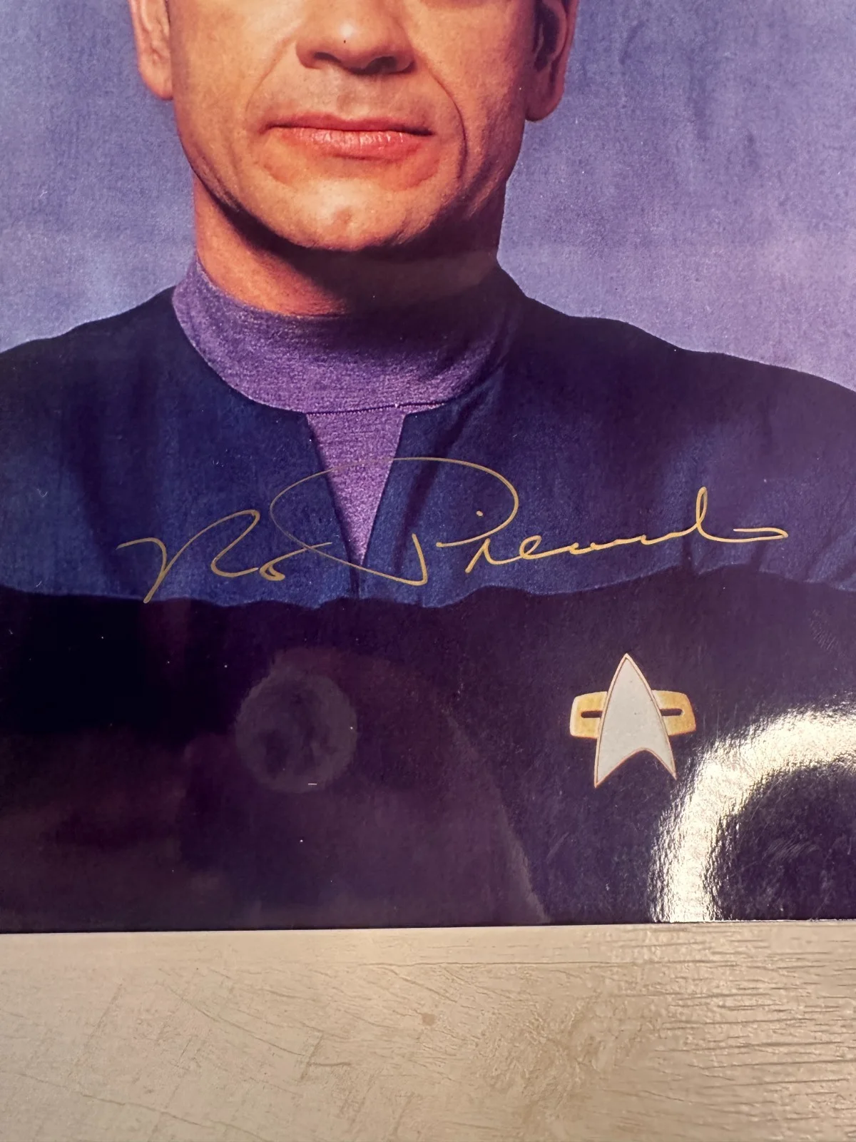 Robert Picardo Signed Star Trek Voyager Promo Photo The Doctor Autograph, изображение 2