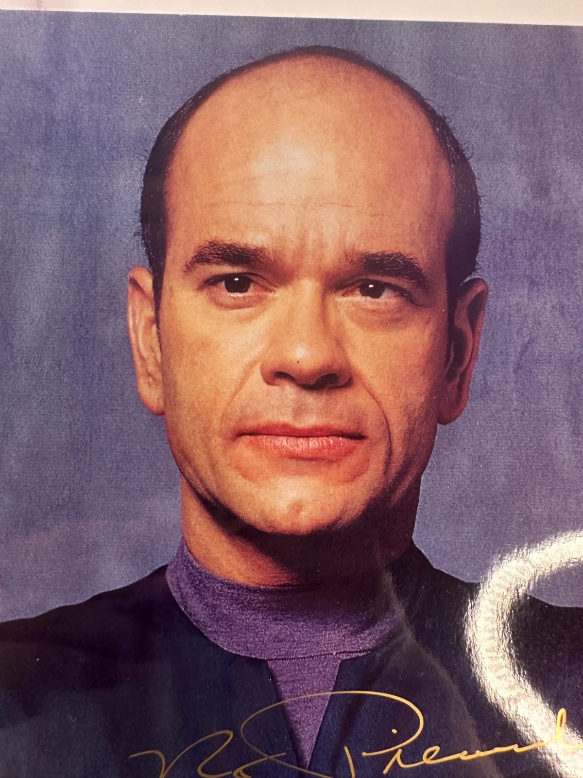 Robert Picardo Signed Star Trek Voyager Promo Photo The Doctor Autograph, изображение 3