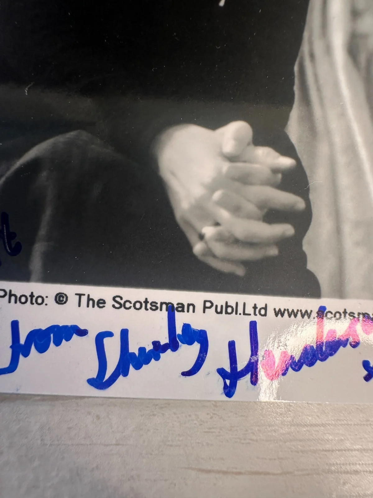 Shirley Henderson Signed B&W Photo Moaning Myrtle Harry Potter Trainspotting, image 2