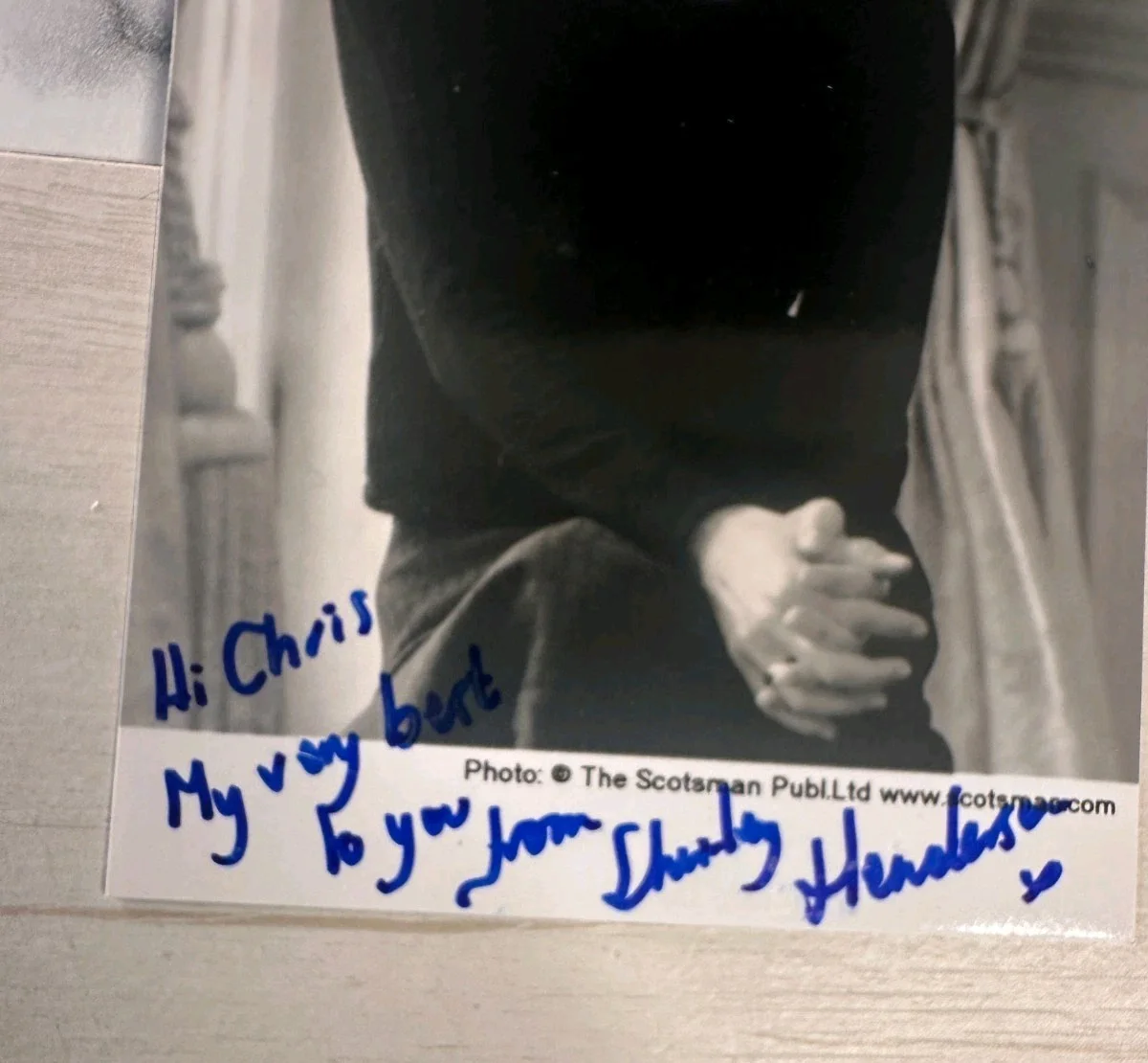 Shirley Henderson Signed B&W Photo Moaning Myrtle Harry Potter Trainspotting, image 3