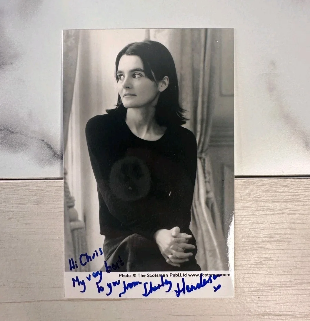 Shirley Henderson Signed B&W Photo Moaning Myrtle Harry Potter Trainspotting, image 4
