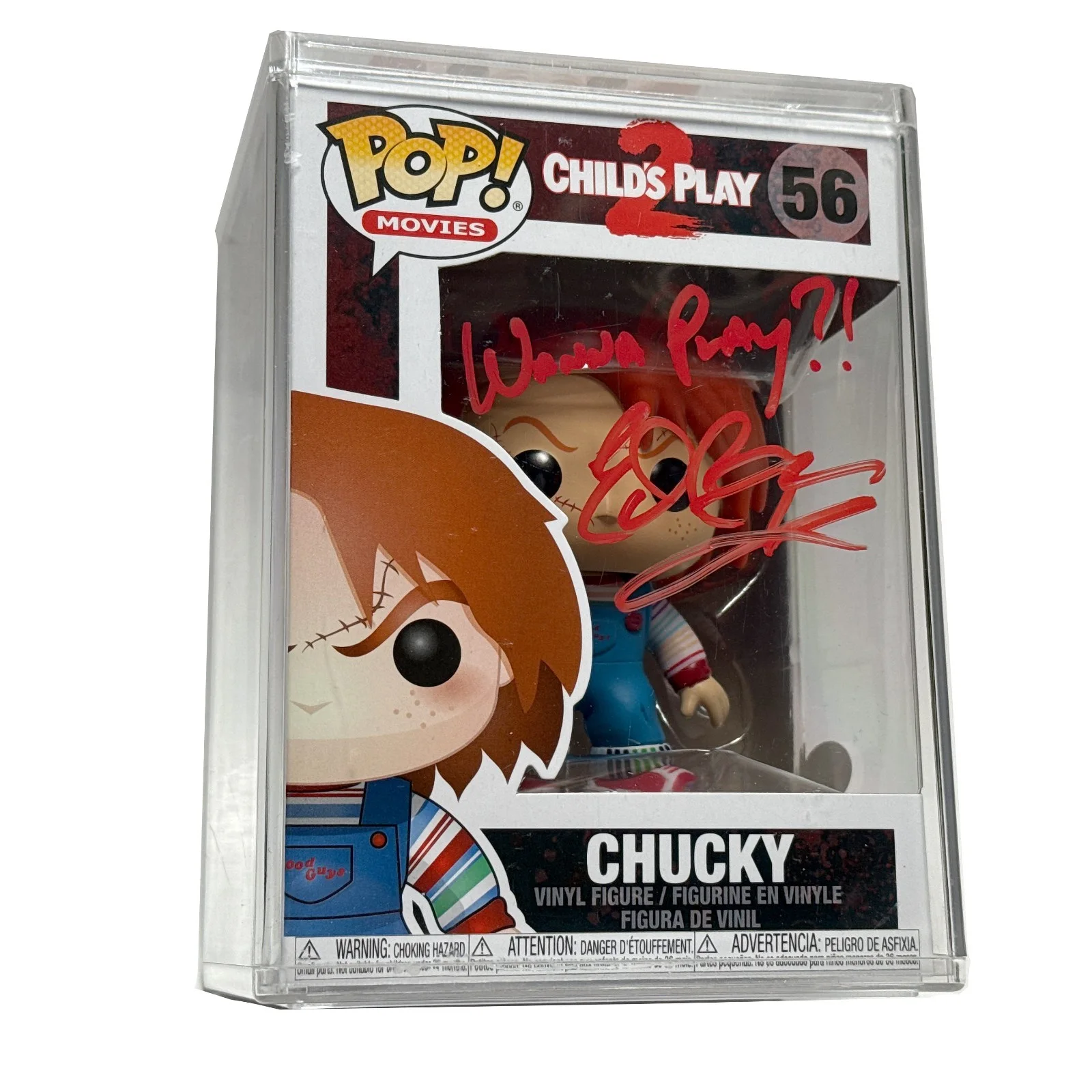 Edan Gross — CHUCKY CHILD'S PLAY FUNKO POP Vinyl JSA COA EDAN GROSS Signed, изображение 2
