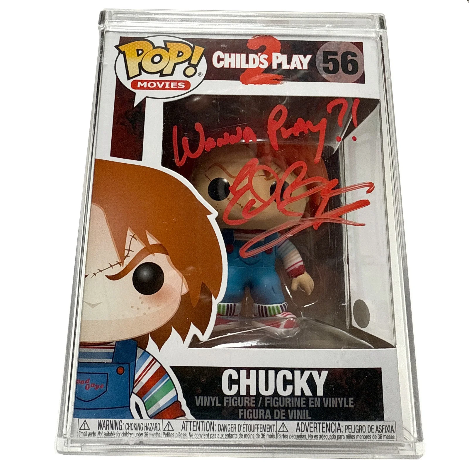 Edan Gross — CHUCKY CHILD'S PLAY FUNKO POP Vinyl JSA COA EDAN GROSS Signed, изображение 3