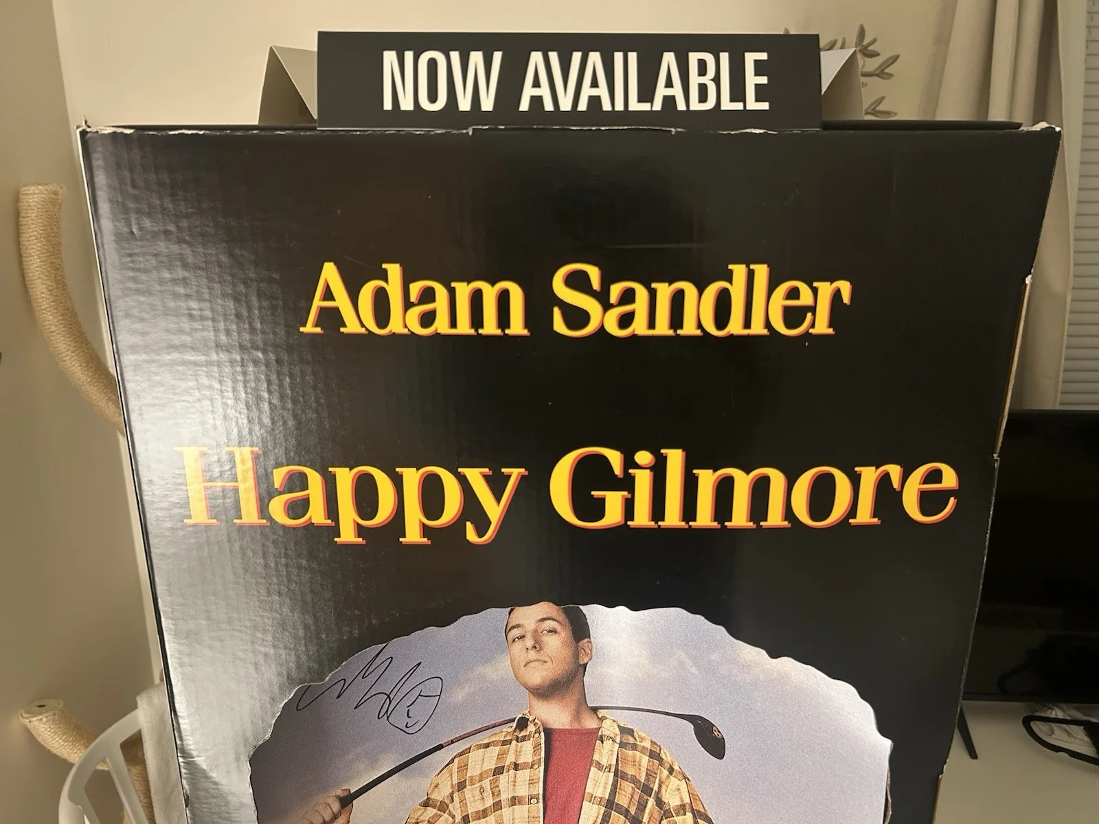 Adam Sandler — Adam Sandler Signed Happy Gilmore Standee Promo Advertisement Poster JSA COA, изображение 4