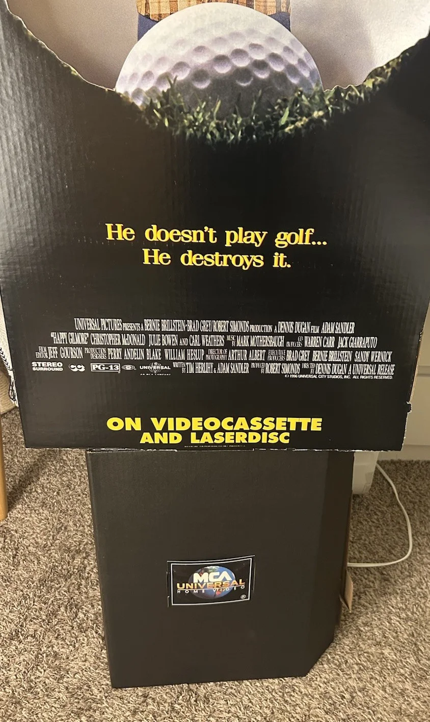 Adam Sandler — Adam Sandler Signed Happy Gilmore Standee Promo Advertisement Poster JSA COA, изображение 5