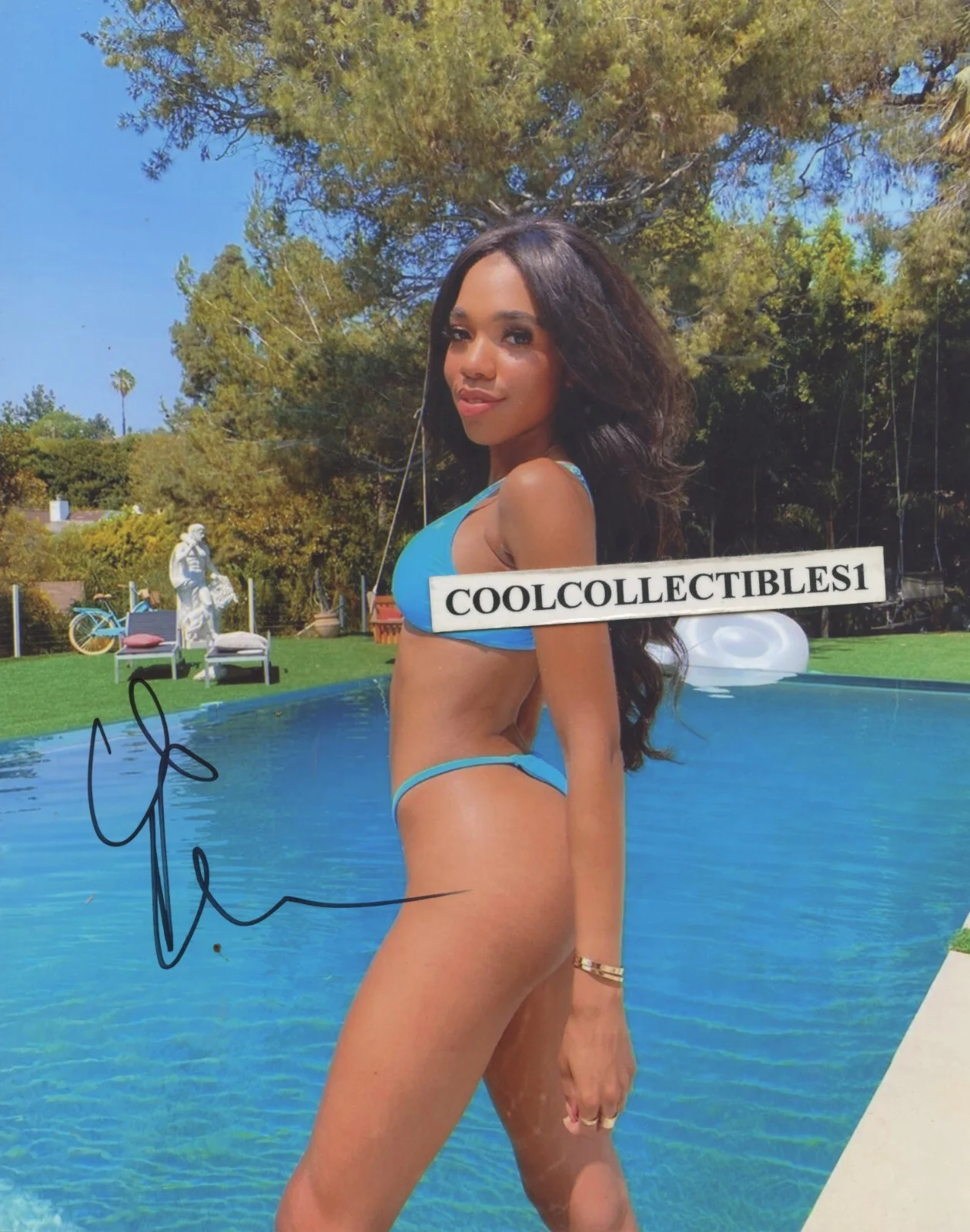 TEALA DUNN — TEALA DUNN IN PERSON SIGNED 8X10 COLOR PHOTO 2 COA