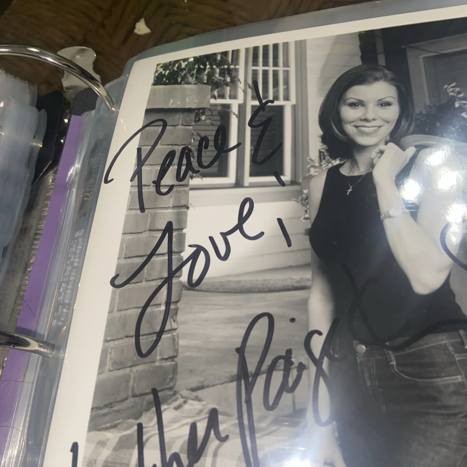 Heather Paige Kent That’s Life signed 8x10 b&w photo Paramount - Lydia DeLucca, изображение 3