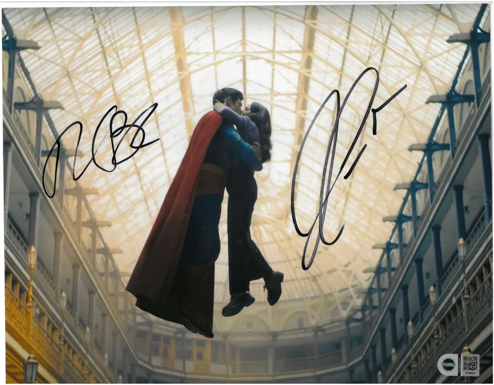 David Corenswet, Rachel Brosnahan — David Corenswet Rachel Brosnahan Combo Signed 11x14 Photo Superman SWAU COA RARE