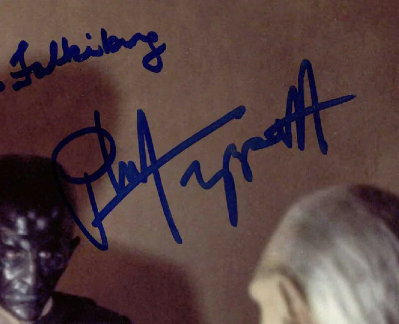 BESWICK BERG TIPPETT + 1 SIGNED 11x14 PHOTO CANTINA SCENE STAR WARS BECKETT BAS, изображение 5