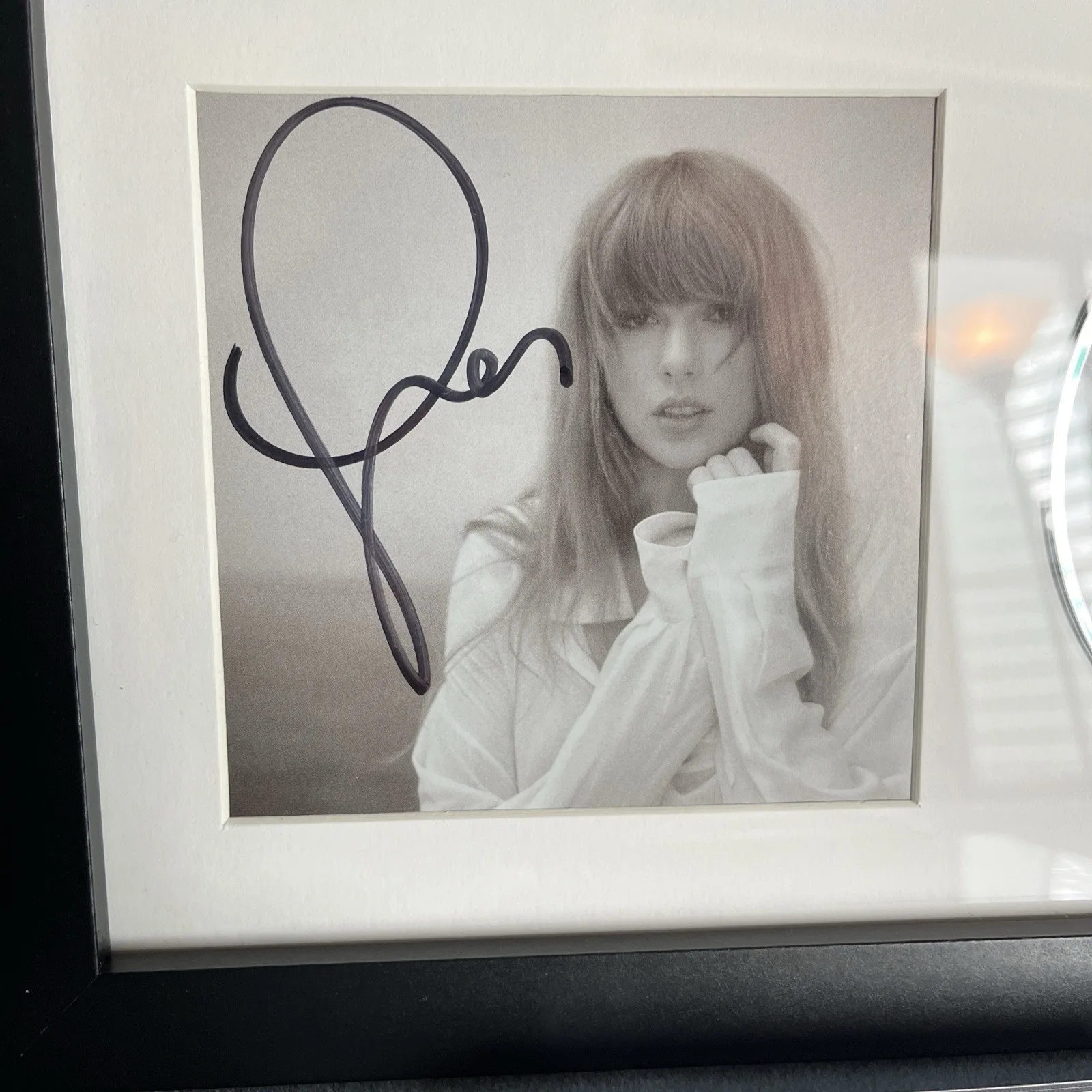 Taylor Swift Tortured Poets Department TTPD Framed CD Autographed Signed Insert, image 2