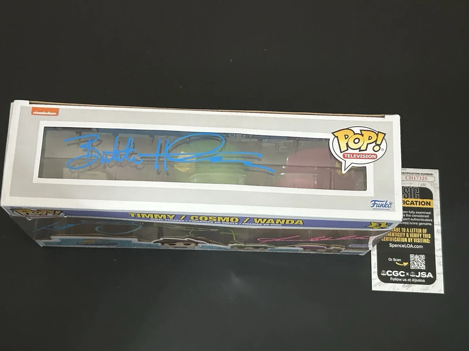 Funko Pop 3-Pack Fairly Odd Parents SDCC Cast 6 Autographs JSA COA, image 2