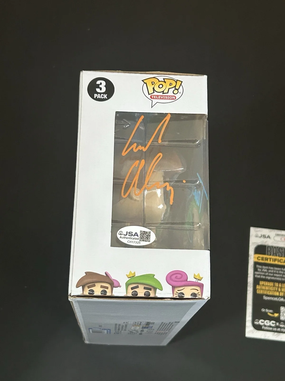 Funko Pop 3-Pack Fairly Odd Parents SDCC Cast 6 Autographs JSA COA, image 3