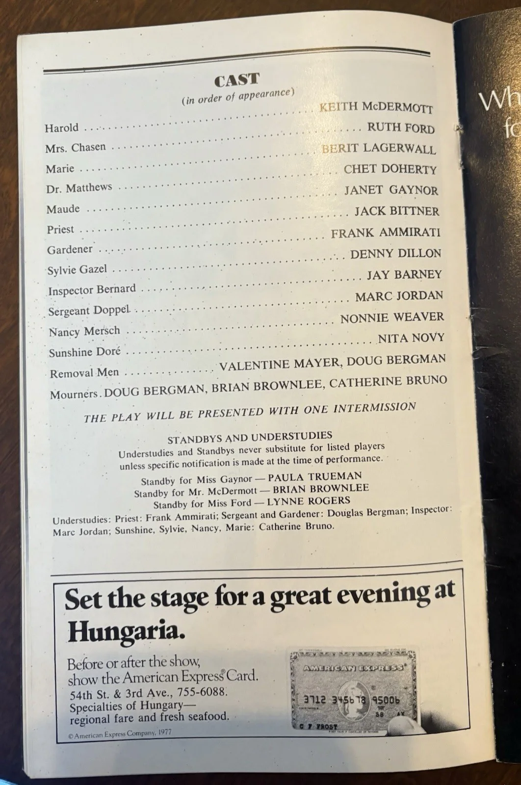 Harold And Maude-Playbill-Signed-Autograph, image 3