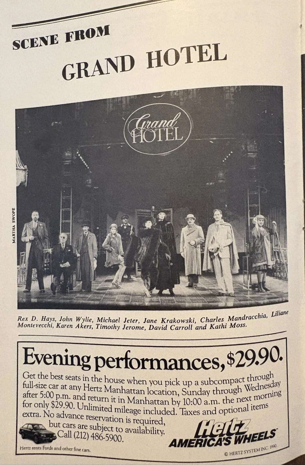 Grand Hotel-Playbill-signed-autograph-Broadway, image 3