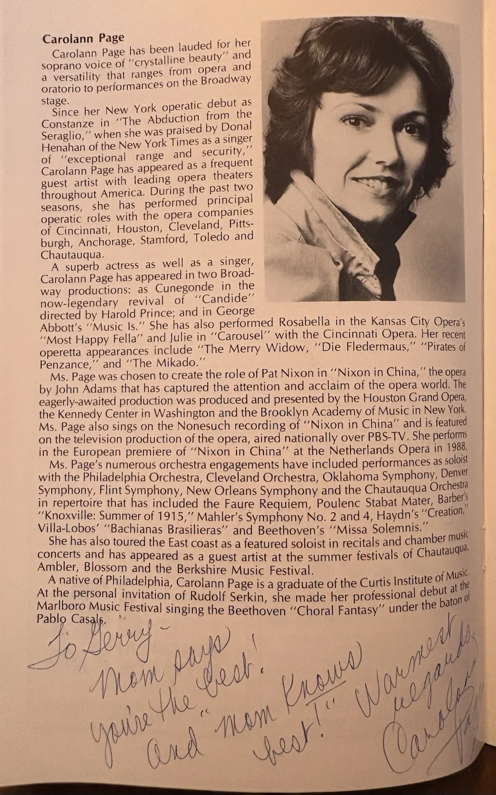 Paul Gemignani Autograph-Signed-Sondheim-Broadway-Orchestra, image 3
