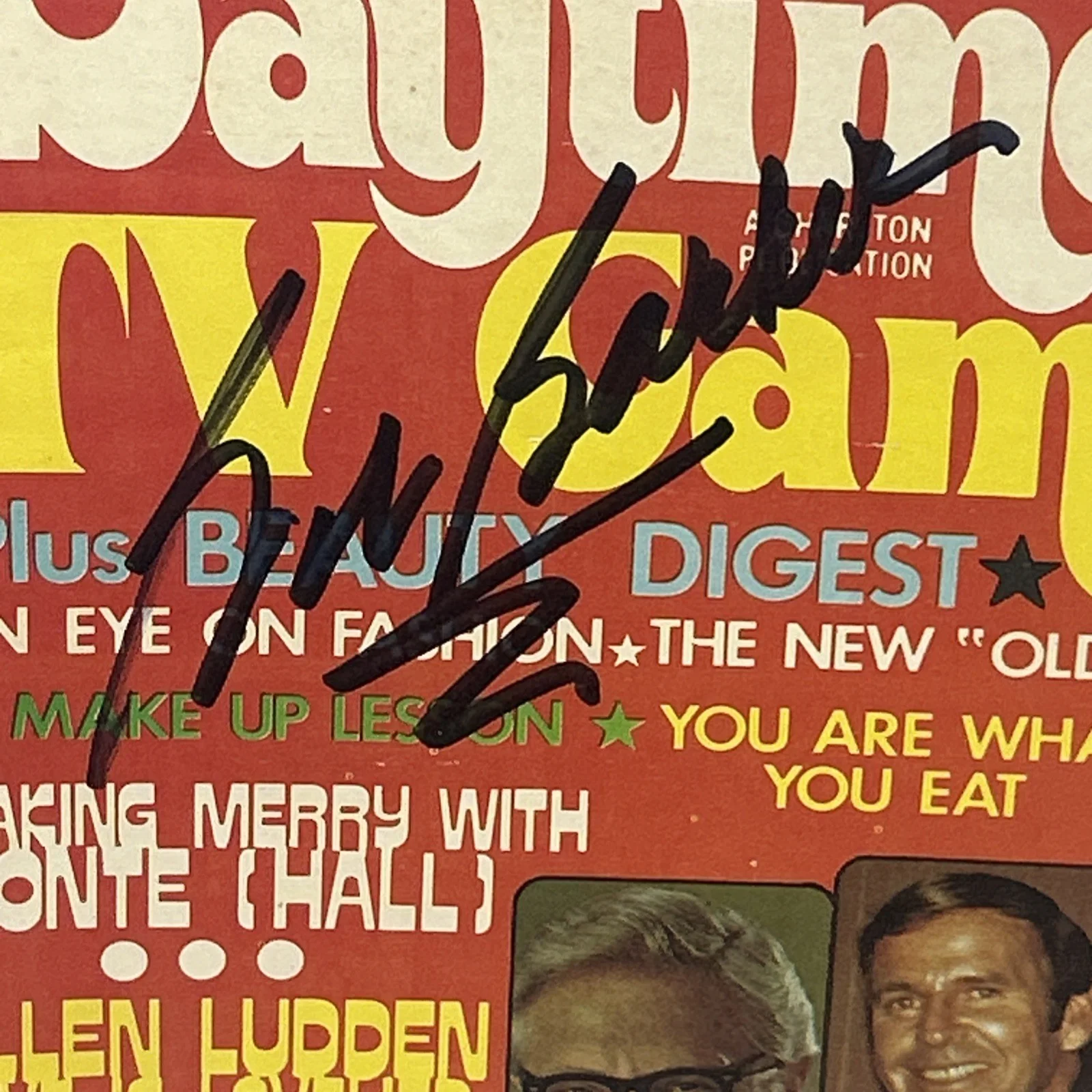 BOB BARKER Price is Right HAND SIGNED Daytime TV Games Feb. 1973 V.2 #2 Shows, image 2