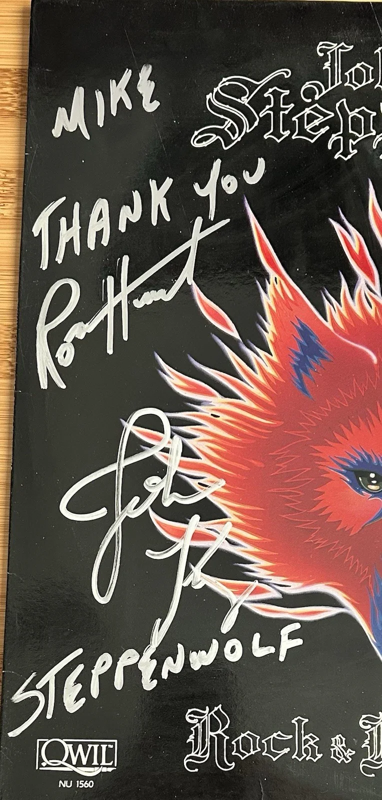 John Kay & Steppenwolf “Rock & Roll Rebels” Vinyl - Autographed - John Kay + 1, изображение 2