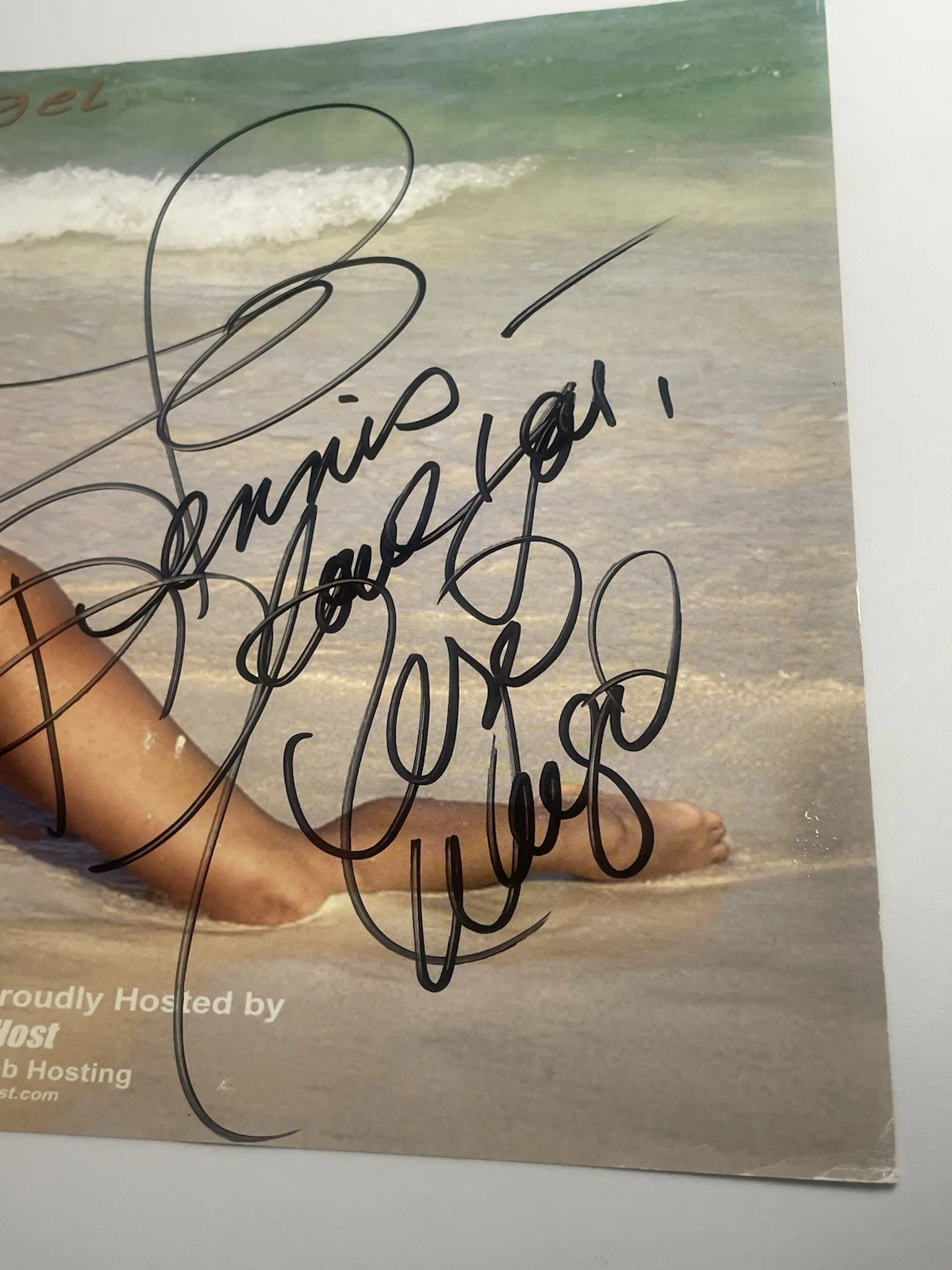 Teri Weigel — Teri Weigel Adult Actress Signed Promo Slick 8.5" x 11", image 2