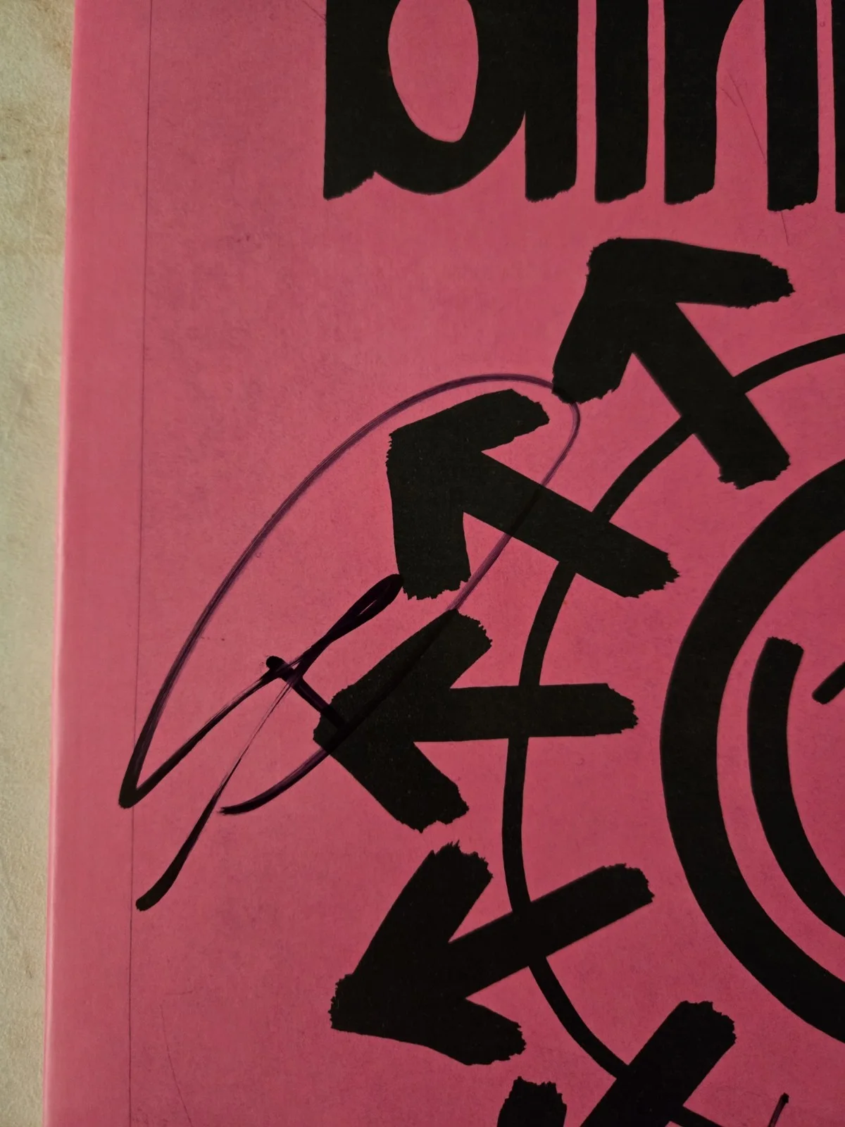 Blink 182 Signed Vinyl One More Time Barker, Hoppus, Delonge JSA Authenticated, image 2