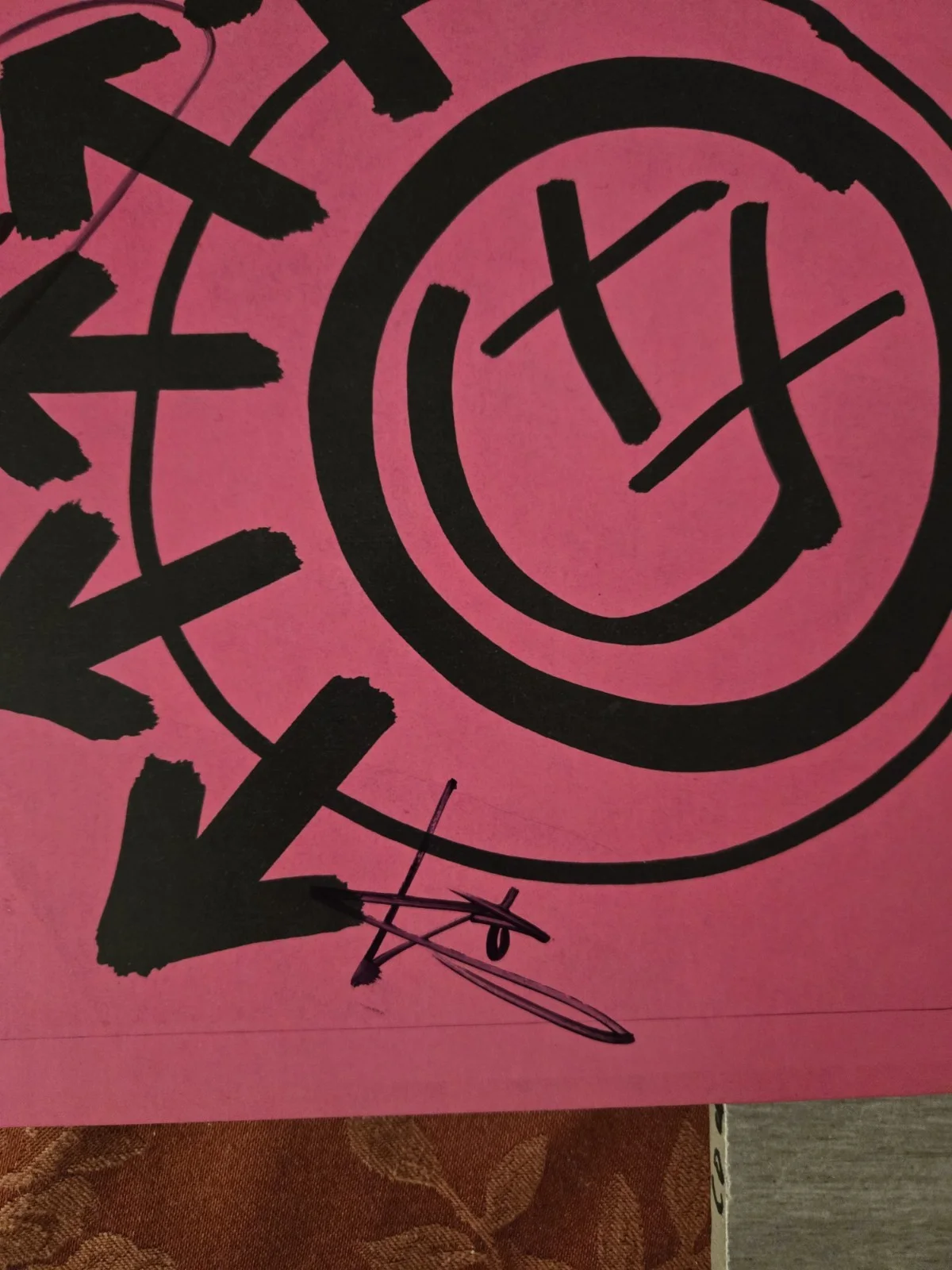 Blink 182 Signed Vinyl One More Time Barker, Hoppus, Delonge JSA Authenticated, image 3