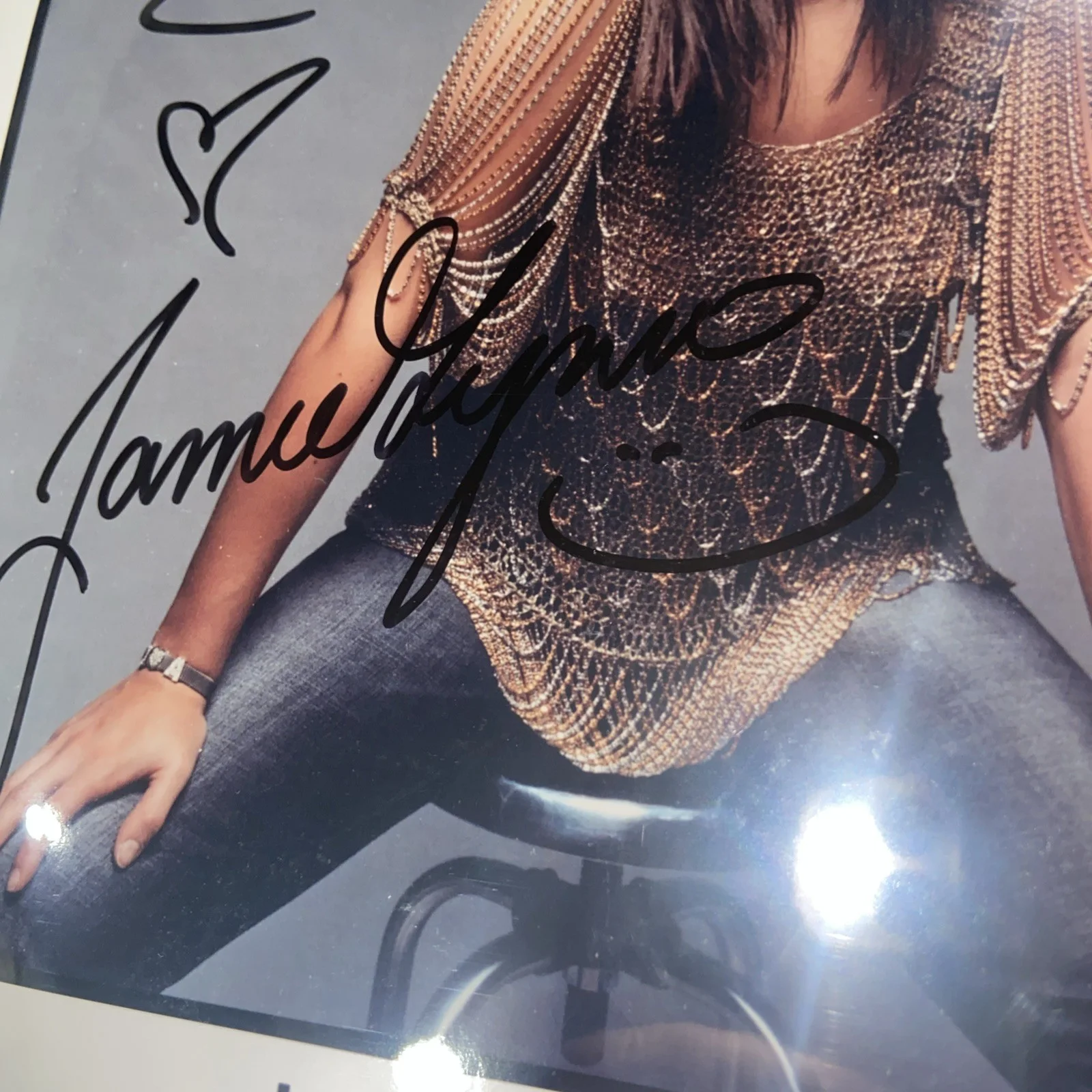 Jamie-Lynn Sigler autographed 8x10 color Photo - Sopranos- inscribed God Bless, изображение 3