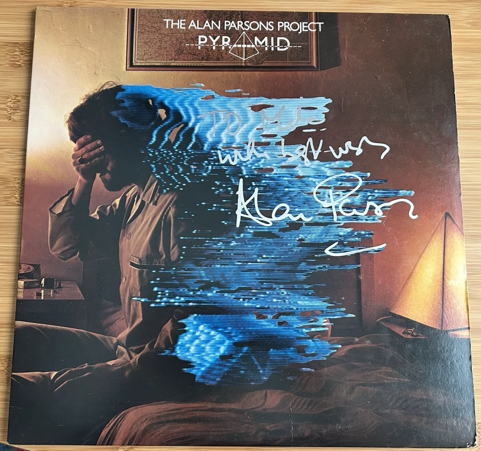 The Alan Parsons Project "Pyramid" Vinyl - Autographed/Signed - Alan Parsons, image 2