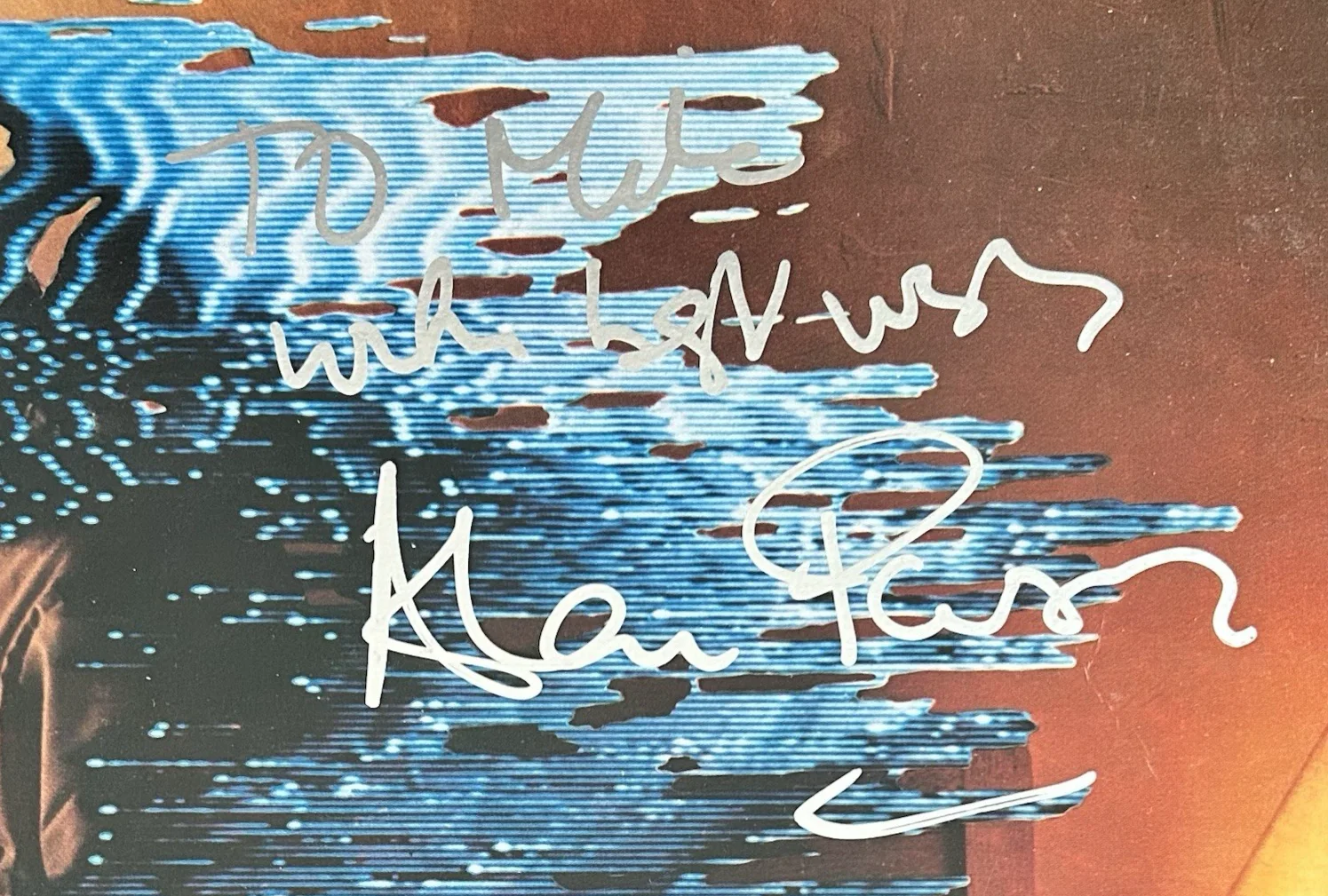 The Alan Parsons Project "Pyramid" Vinyl - Autographed/Signed - Alan Parsons, image 3