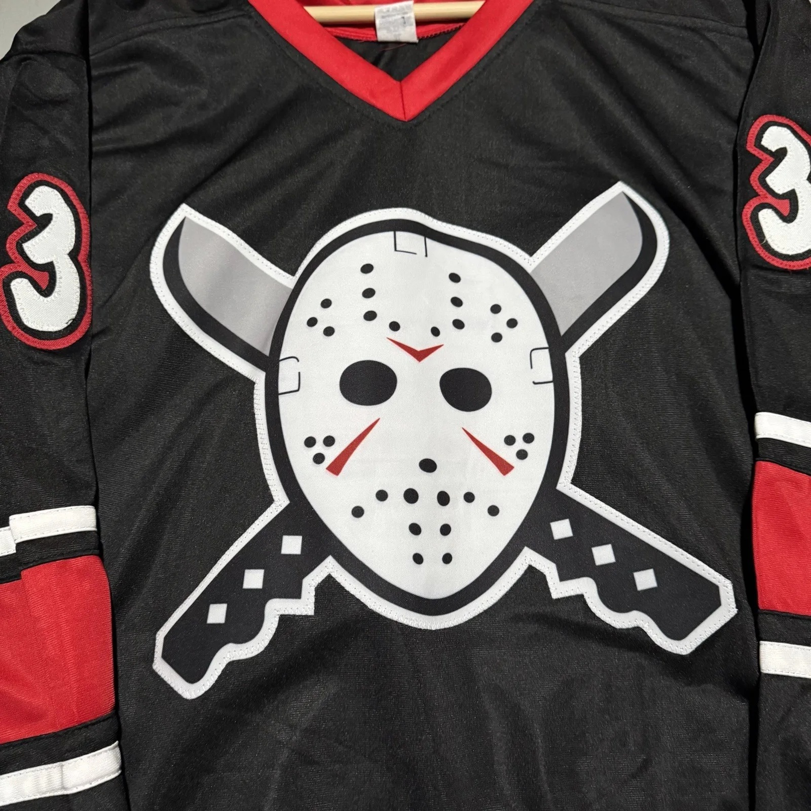 Ari Lehman — Ari Lehman Signed Jason Voorhees Hockey Jersey Friday The 13th Beckett COA, изображение 5