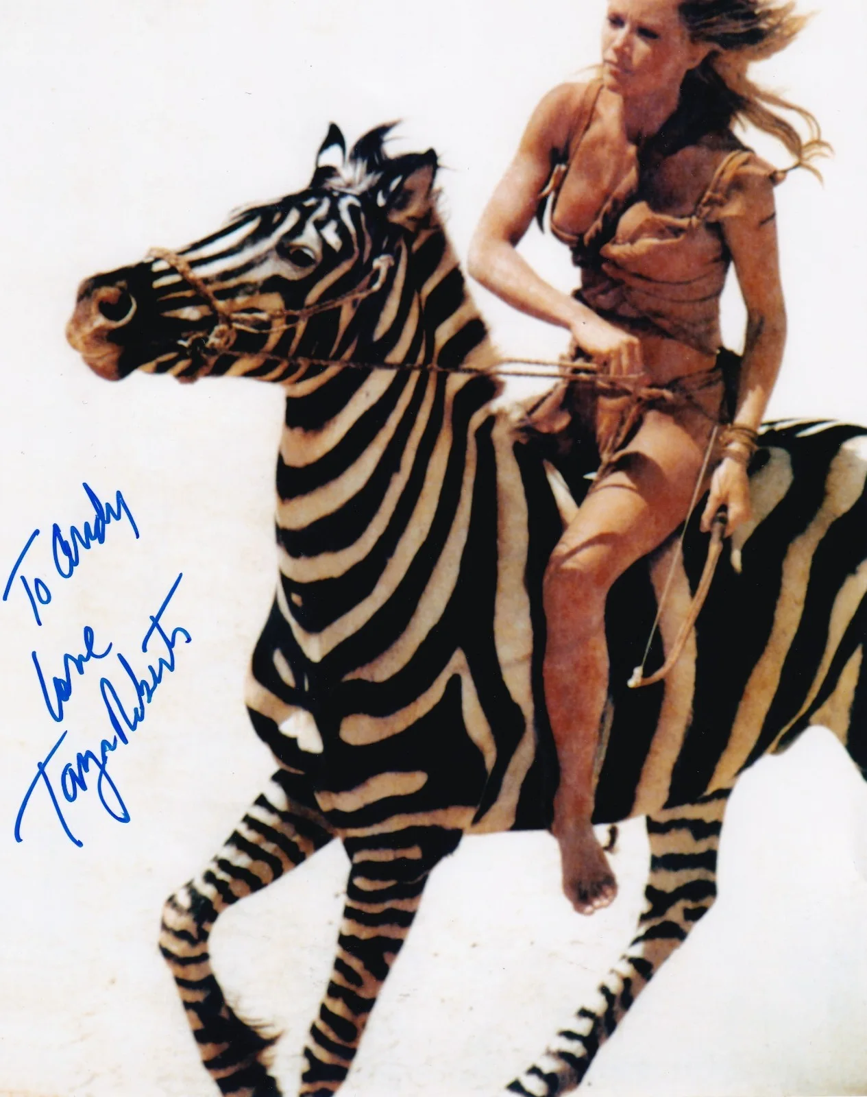 Tanya Roberts — Tanya Roberts Sheena signed 8 x 10 photo COA