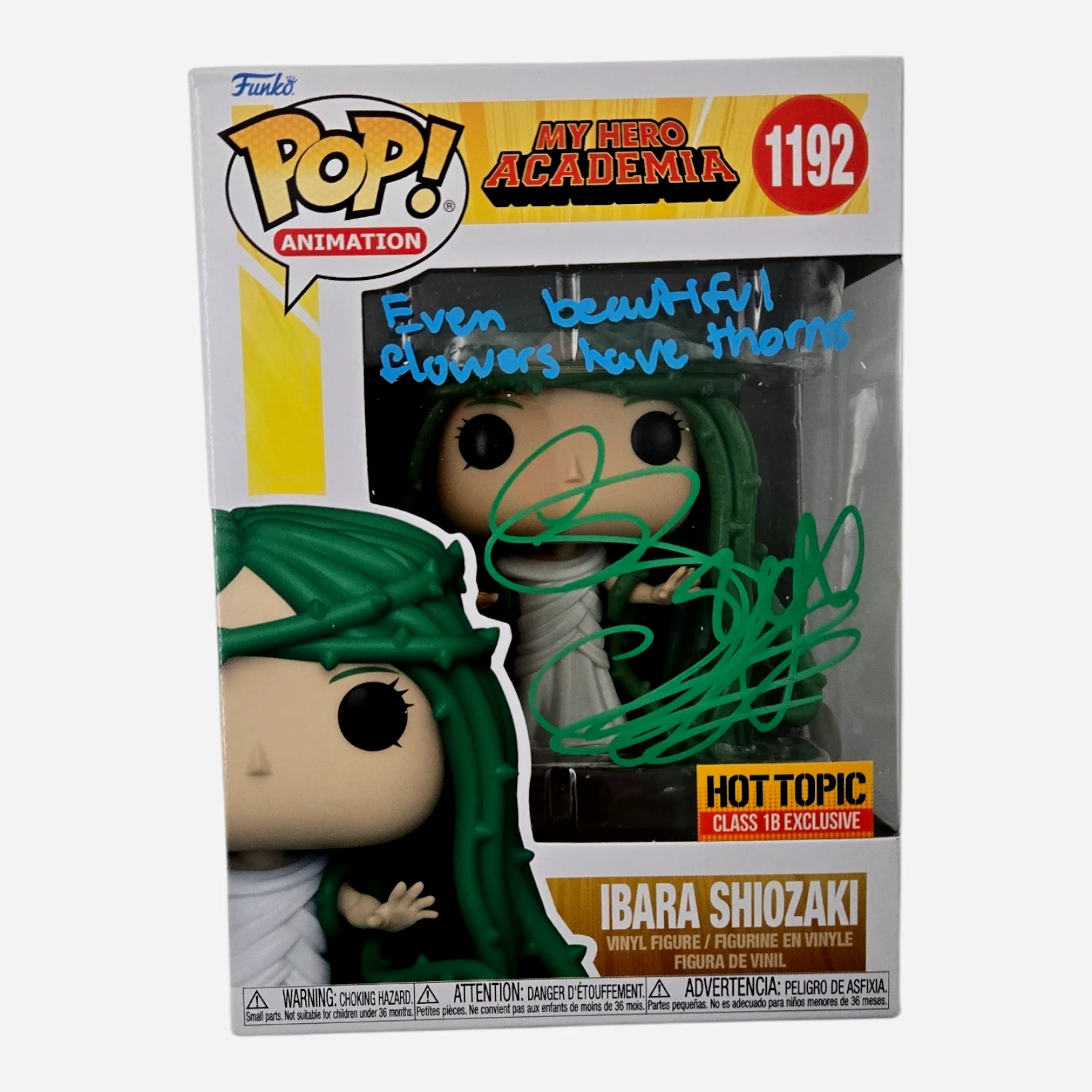 Bryn Apprill — Ibara My Hero Academia Signed Funko Pop Bryn Apprill Autograph JSA COA 1192