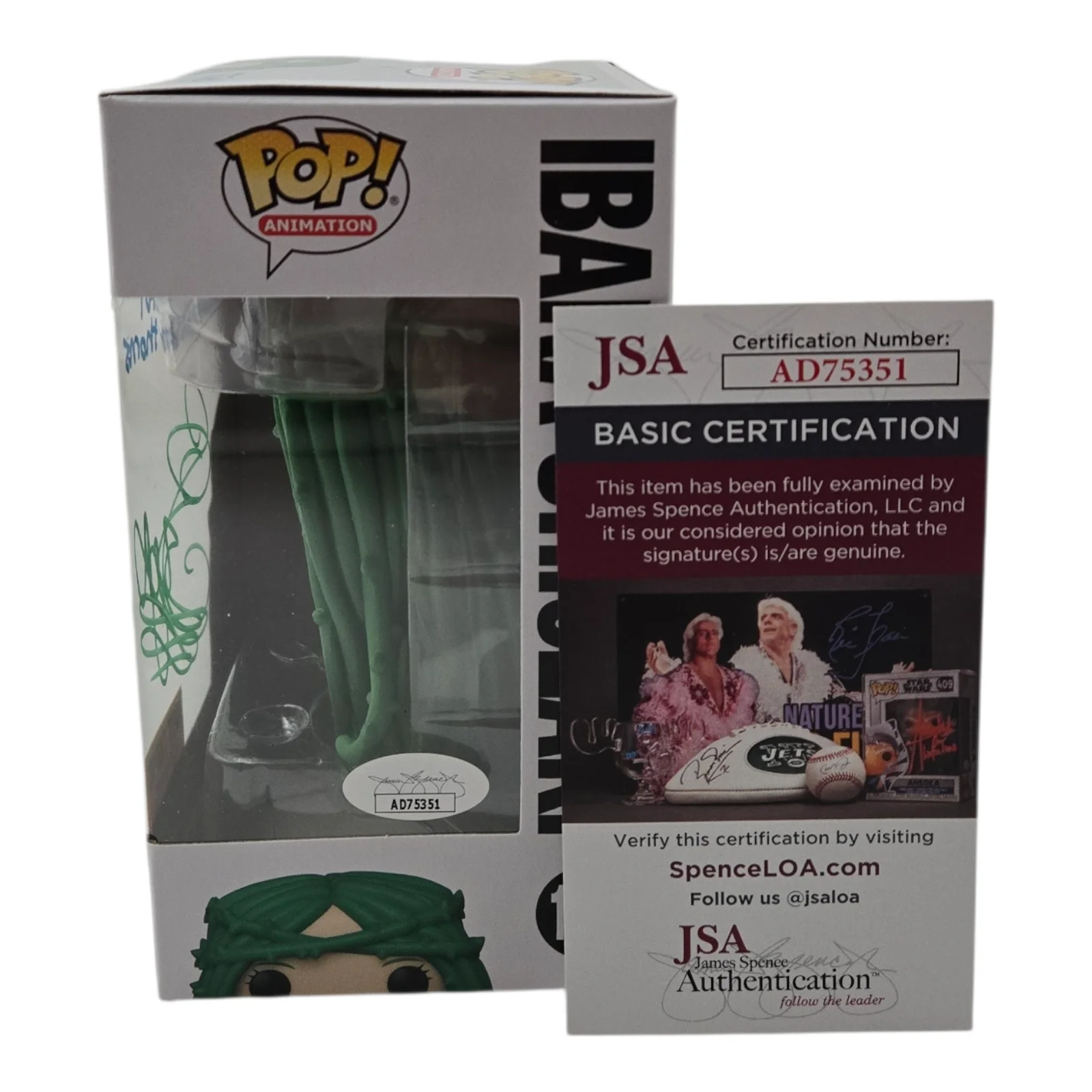 Bryn Apprill — Ibara My Hero Academia Signed Funko Pop Bryn Apprill Autograph JSA COA 1192, изображение 2