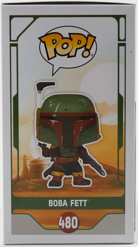 Dickey Beer — Dickey Beer Signed ~ "Star Wars" ~ #480 Boba Fett ~Funko Pop! Bobble-Head Vinyl, image 4