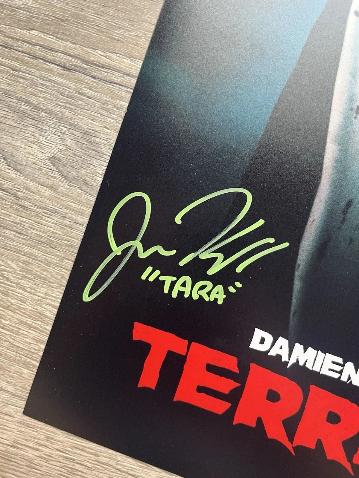 Jenna Kanell — Jenna Kanell Signed Terrifier 11x17 Photo JSA COA Tara Heyes Art The Clown, изображение 4