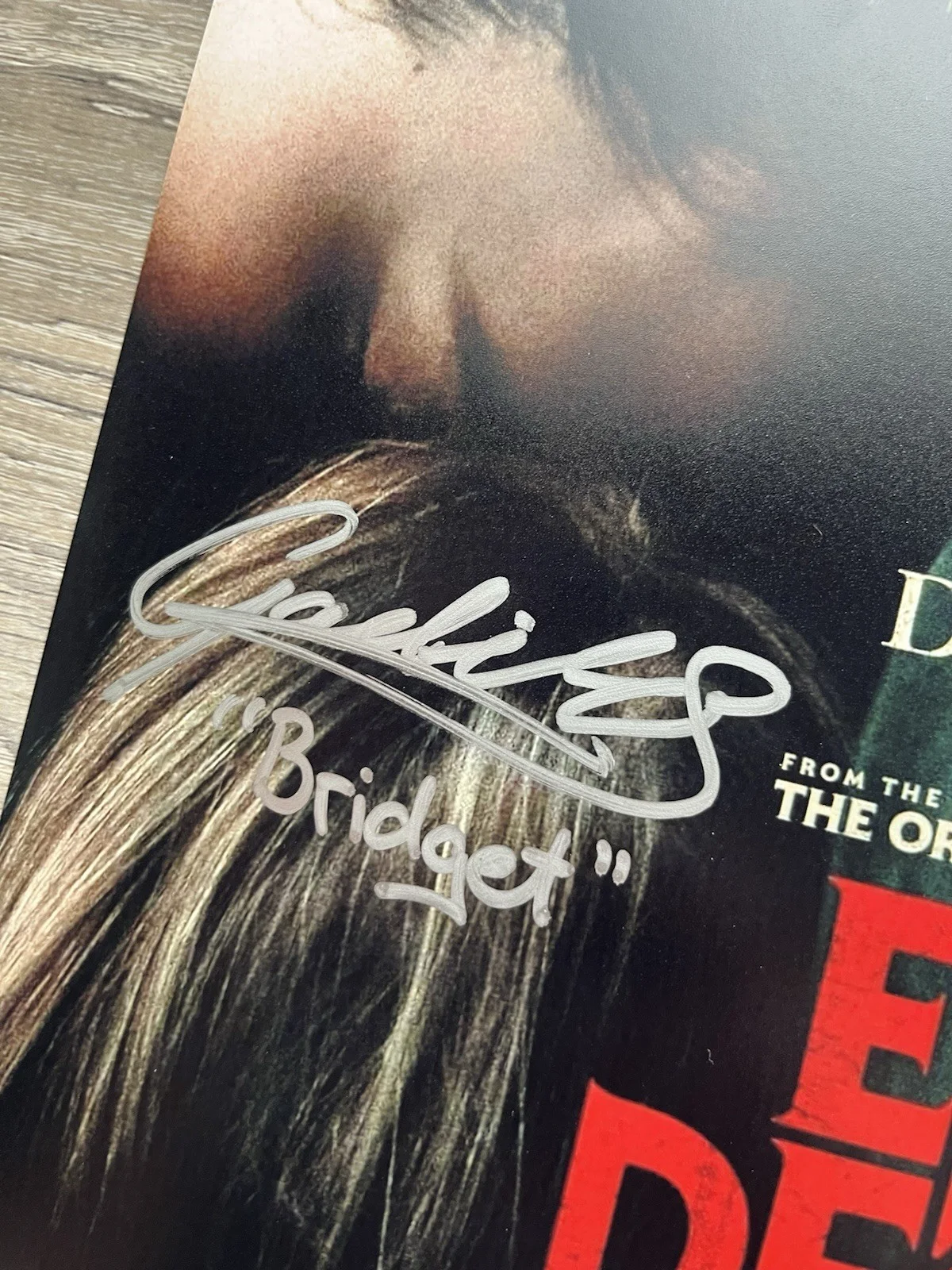 Alyssa Sutherland Gabrielle Echols Signed Evil Dead Rise 11x17 Photo JSA COA, image 4